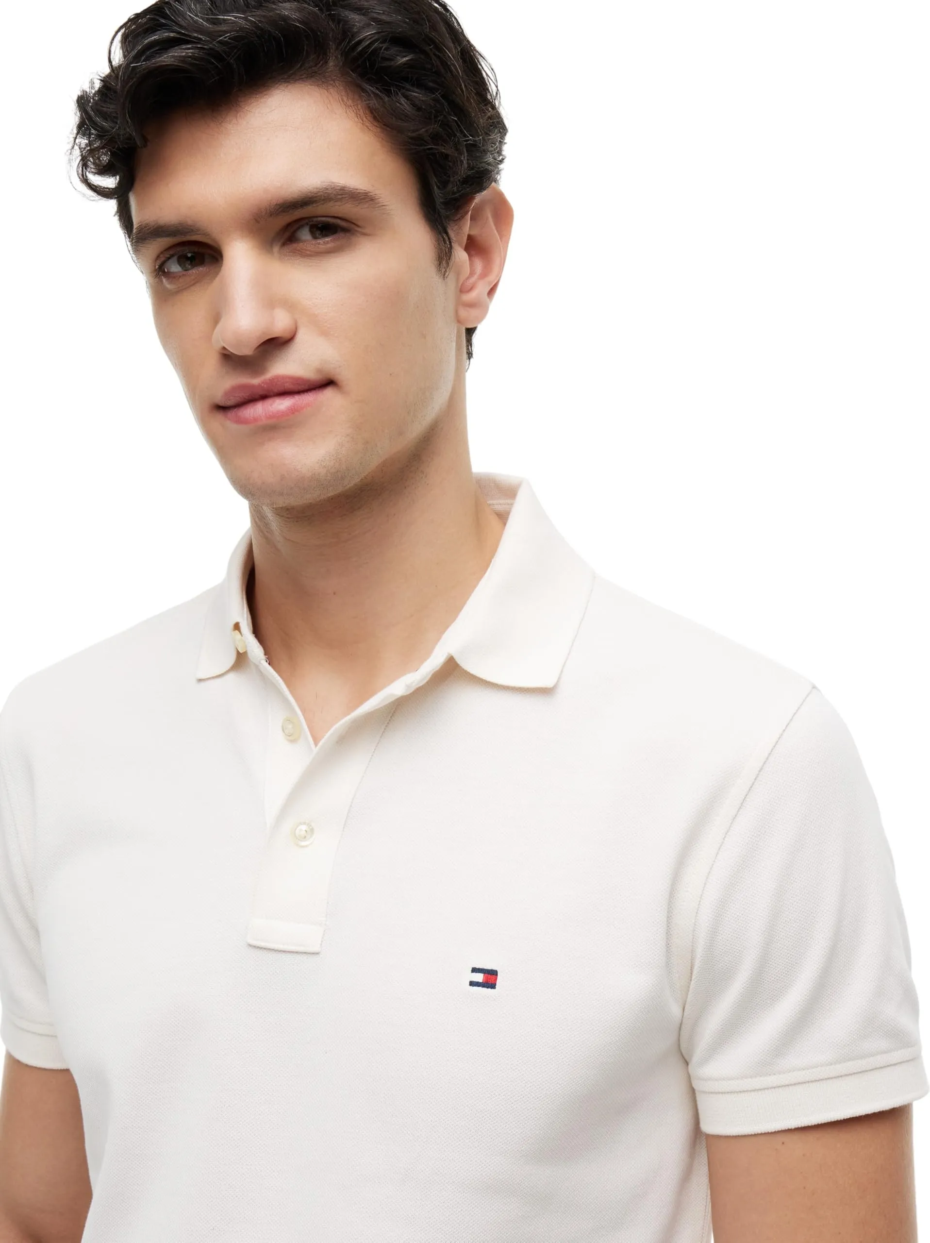 Tommy Hilfiger Polo 1985 Slim Fit, Ivory Petal, L - immagine 4