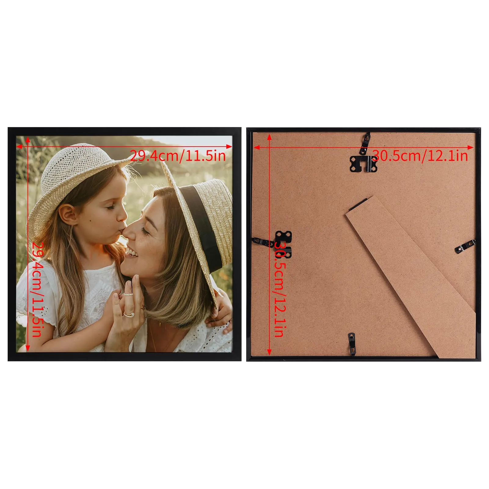 Ditwis Cornice Quadrata 30x30 Nera - immagine 2