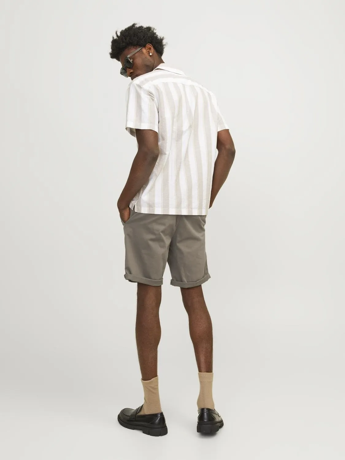 Jack & Jones Cinese Regular Fit Shorts, 2-Pack (Bungee Cord/White), 3XL - immagine 4