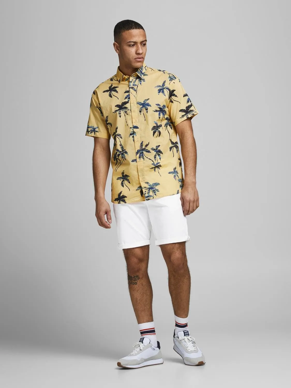 Jack & Jones Cinese Regular Fit Shorts, 2-Pack (Bungee Cord/White), 3XL - immagine 8