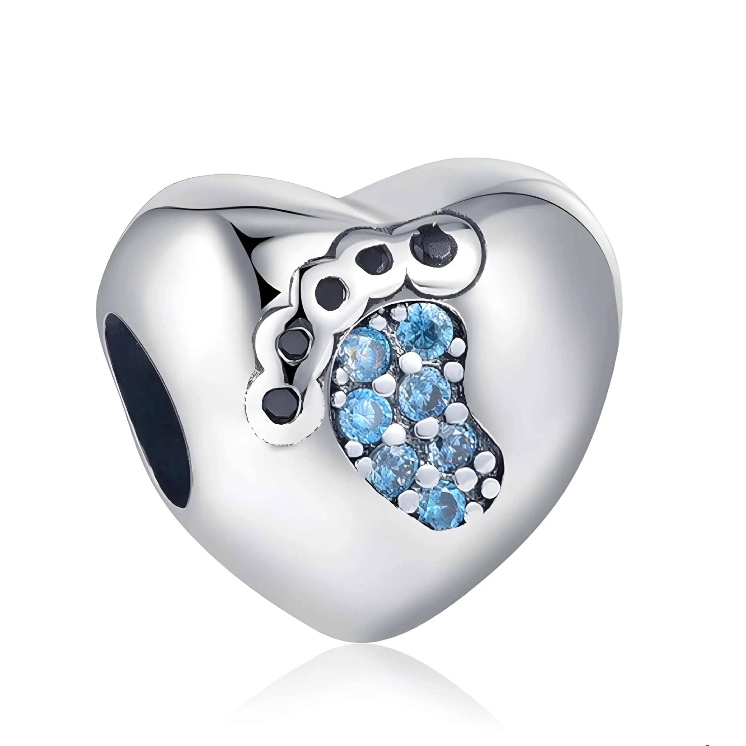 JCaleydo G222 Charm in Argento Sterling 925 Compatibile con Bracciale Pandora - immagine 1