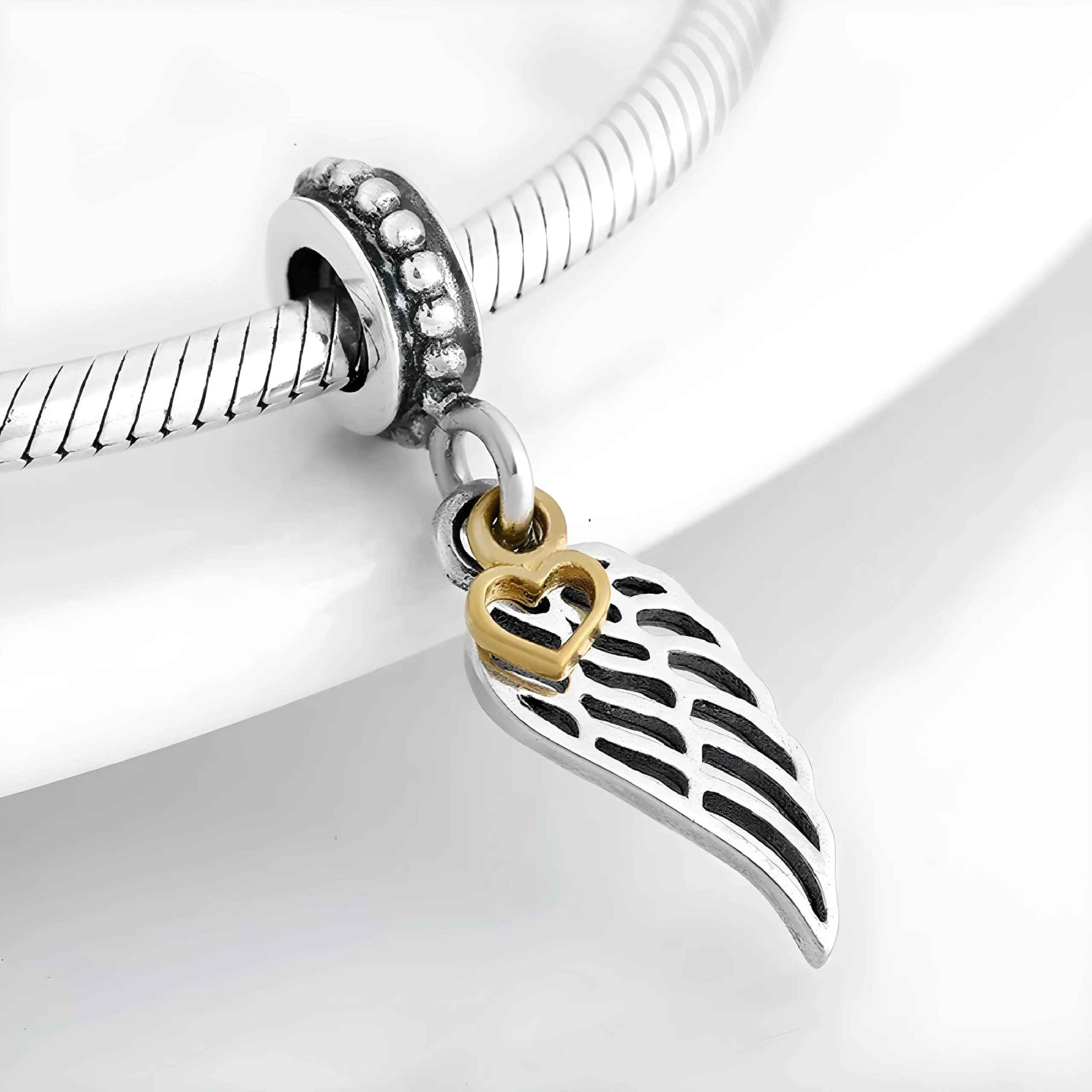 JCaleydo G225 Charm in Argento Sterling 925 Compatibile con Bracciale Pandora - immagine 2