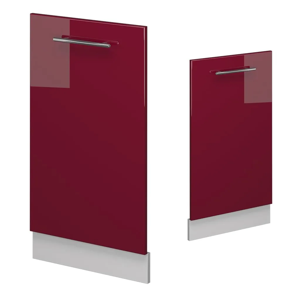 Vicco Fame-Line Frontale Lavastoviglie Bordeaux Lucido 45 cm - immagine 4