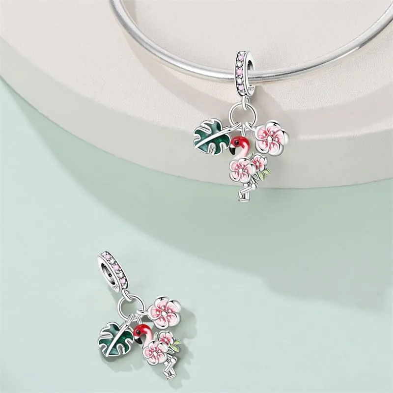 KUNSIR Ciondolo in Argento Sterling 925 e Cubic Zirconia per Braccialetti e Collane Europei - immagine 2