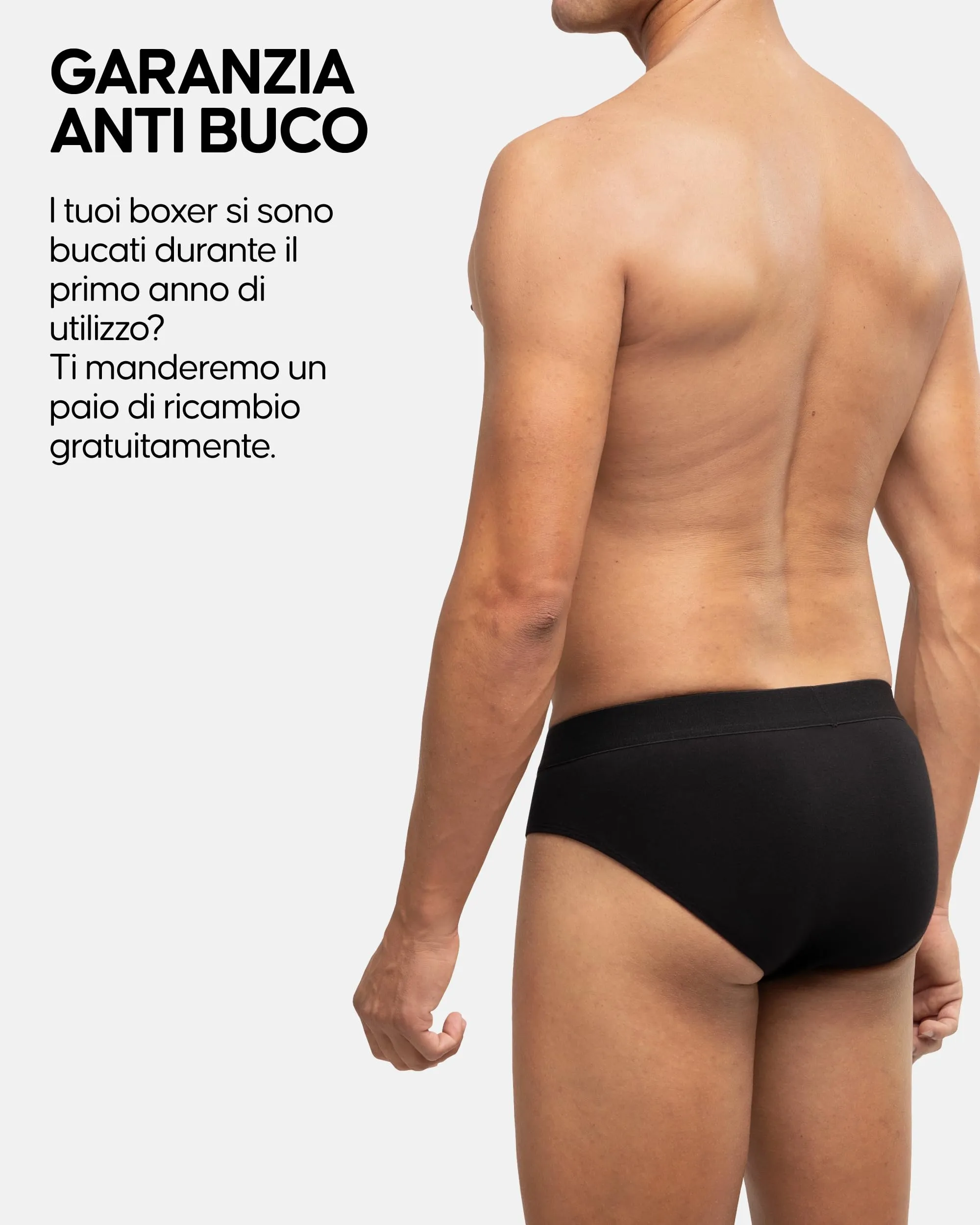 Danish Endurance Slip Uomo Cotone, 6 Paia, Nero, 3XL - immagine 4