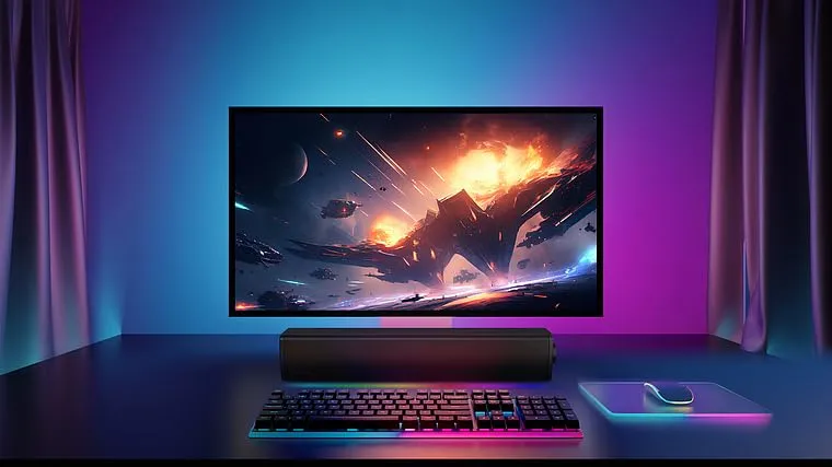 Creative Sound Blaster GS3 Gaming Soundbar - Black - RGB, SuperWide Technology, USB Powered, Bluetooth 5.4 - immagine 2