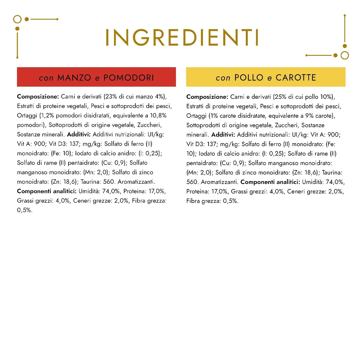 Gourmet Gold Cibo Umido per Gatti Adulti Tortini con Pollo e Carote e Manzo e Pomodori, 48 lattine da 85g - immagine 5