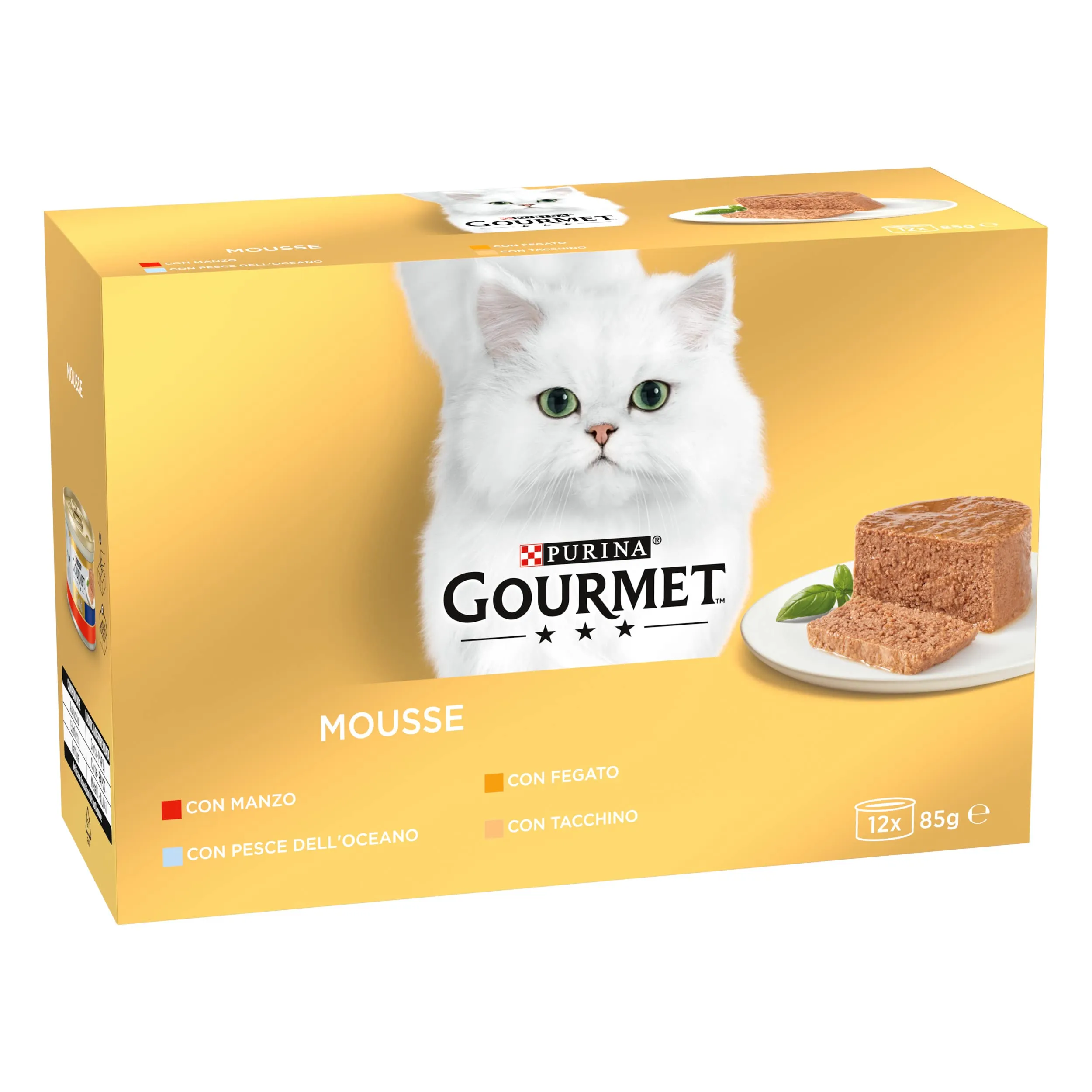 Gourmet Gold Cibo Umido per Gatti Adulti Mousse, 96 Lattine da 85 g - immagine 2