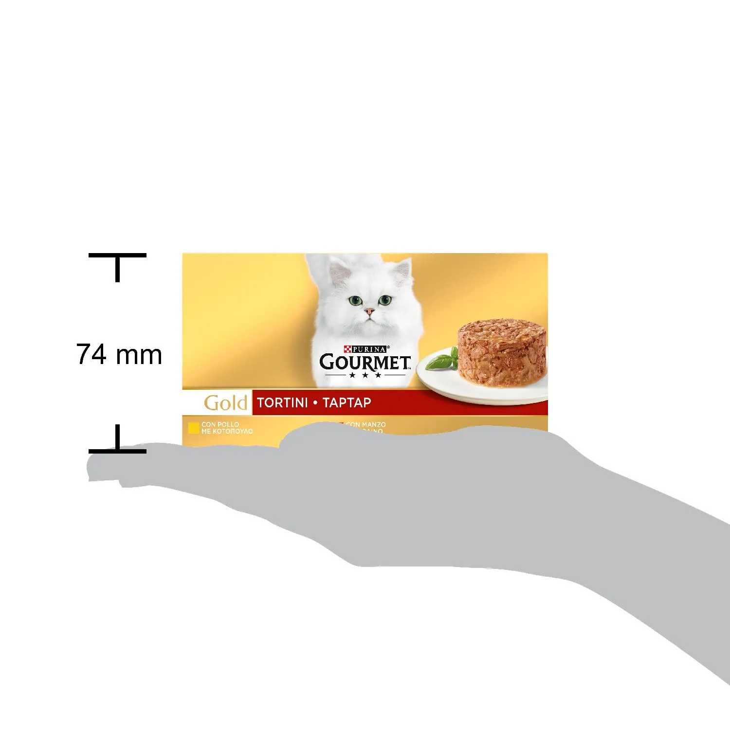 Gourmet Gold Cibo Umido per Gatti Adulti Tortini, 48 Lattine da 85g - immagine 4