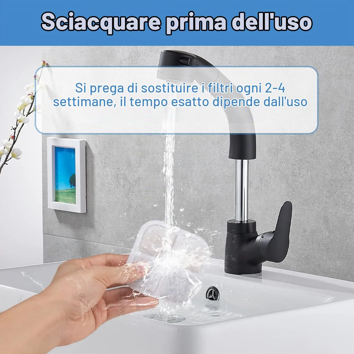 Dhohoo Filtri di Ricambio per Fontanella Gatti e Cani 2.5L con Resina e Carboni Attivi, 12 Pezzi, Bianco - immagine 4