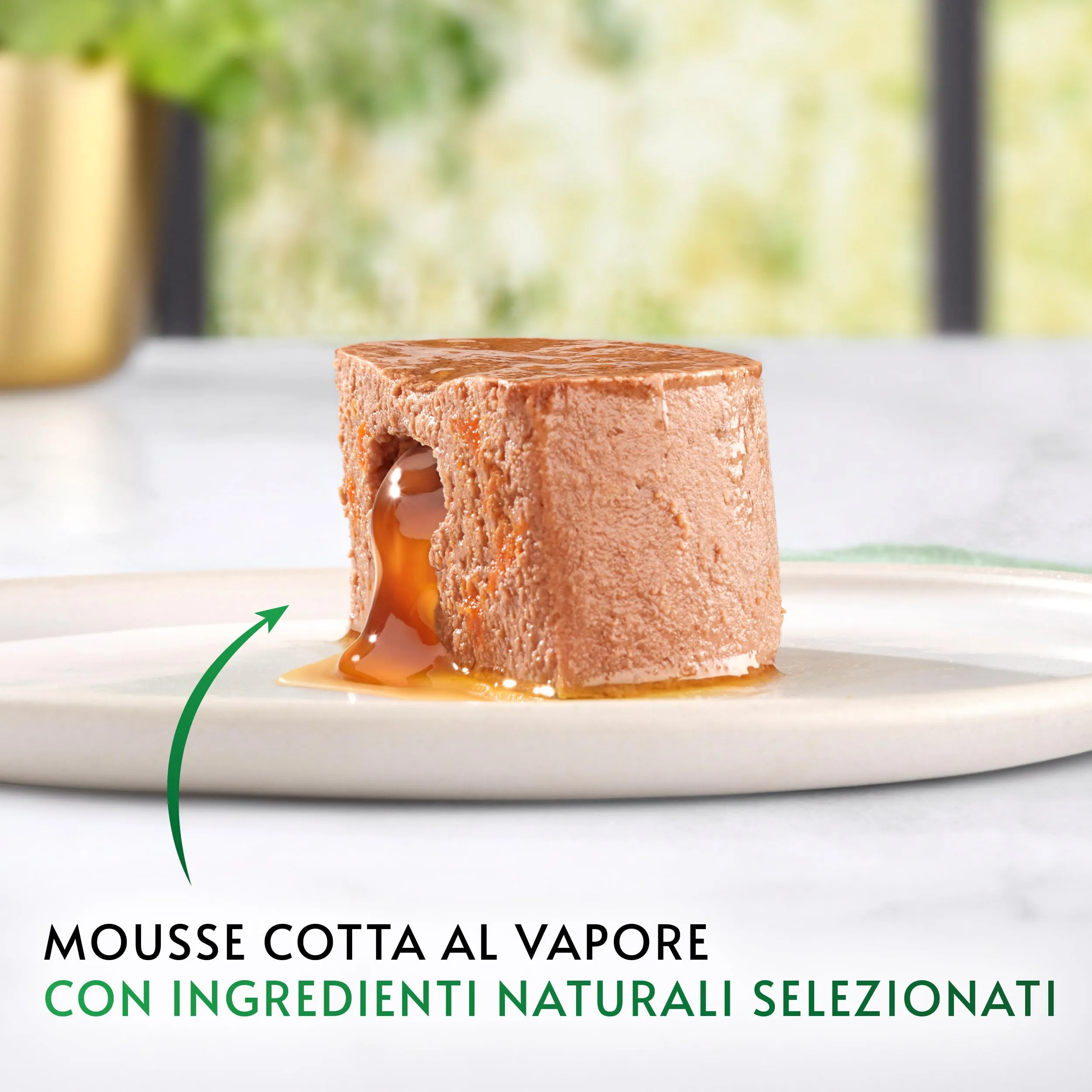 Gourmet Nature's Creations Mousse Cuore di Salsa, Pollo con Carote, Alimento Umido per Gatti, 85g - immagine 2