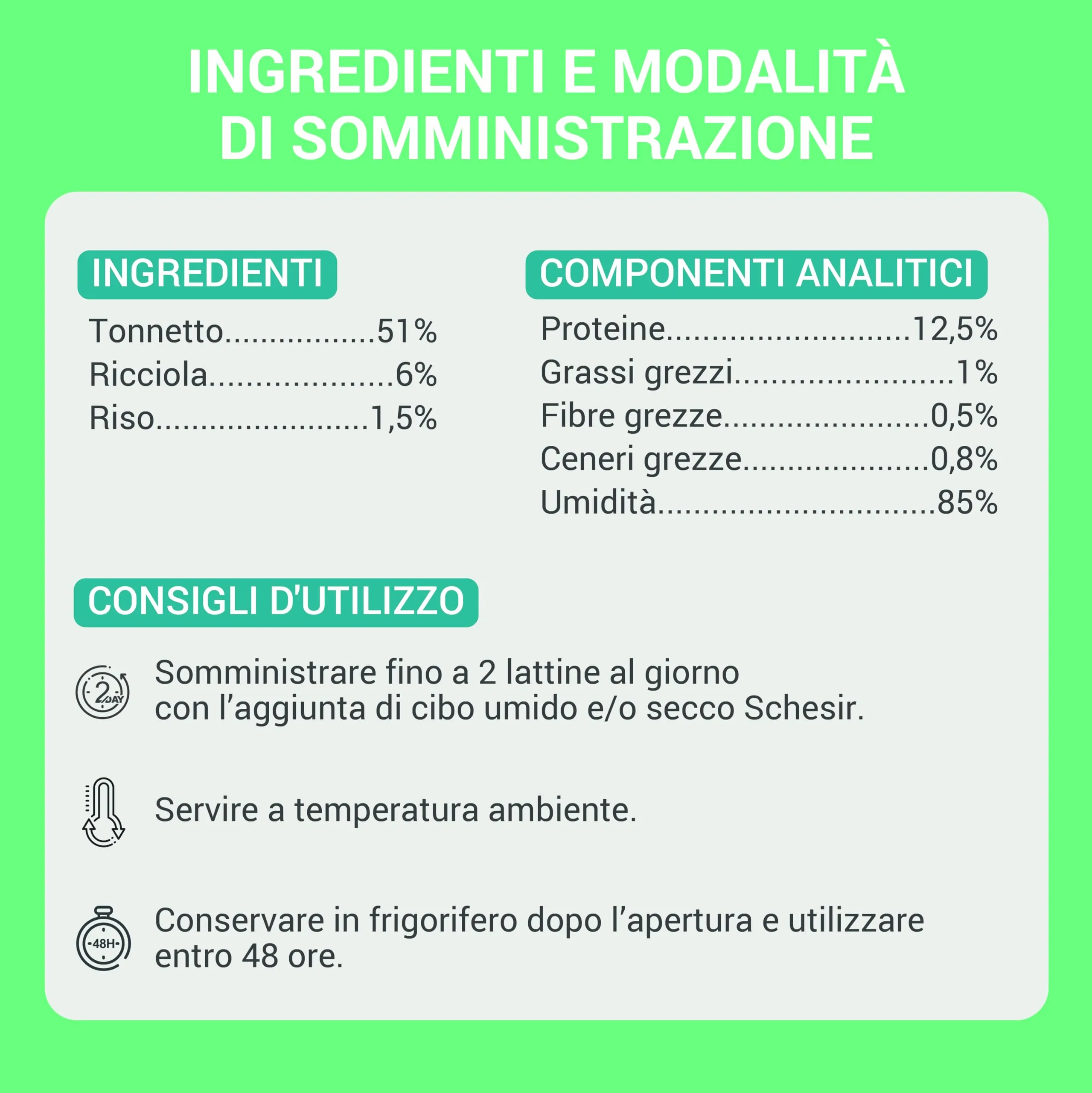 Schesir Filetti di Tonno con Ricciola in Gelatina, Cibo Umido Complementare per Gatti, 12 x 70g - immagine 3