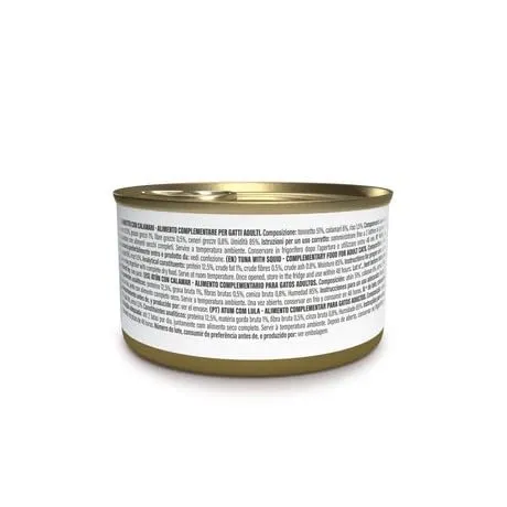 Schesir Filetti di Tonno con Calamari in Gelatina, Cibo Umido Complementare per Gatti, 12 x 70g - immagine 2