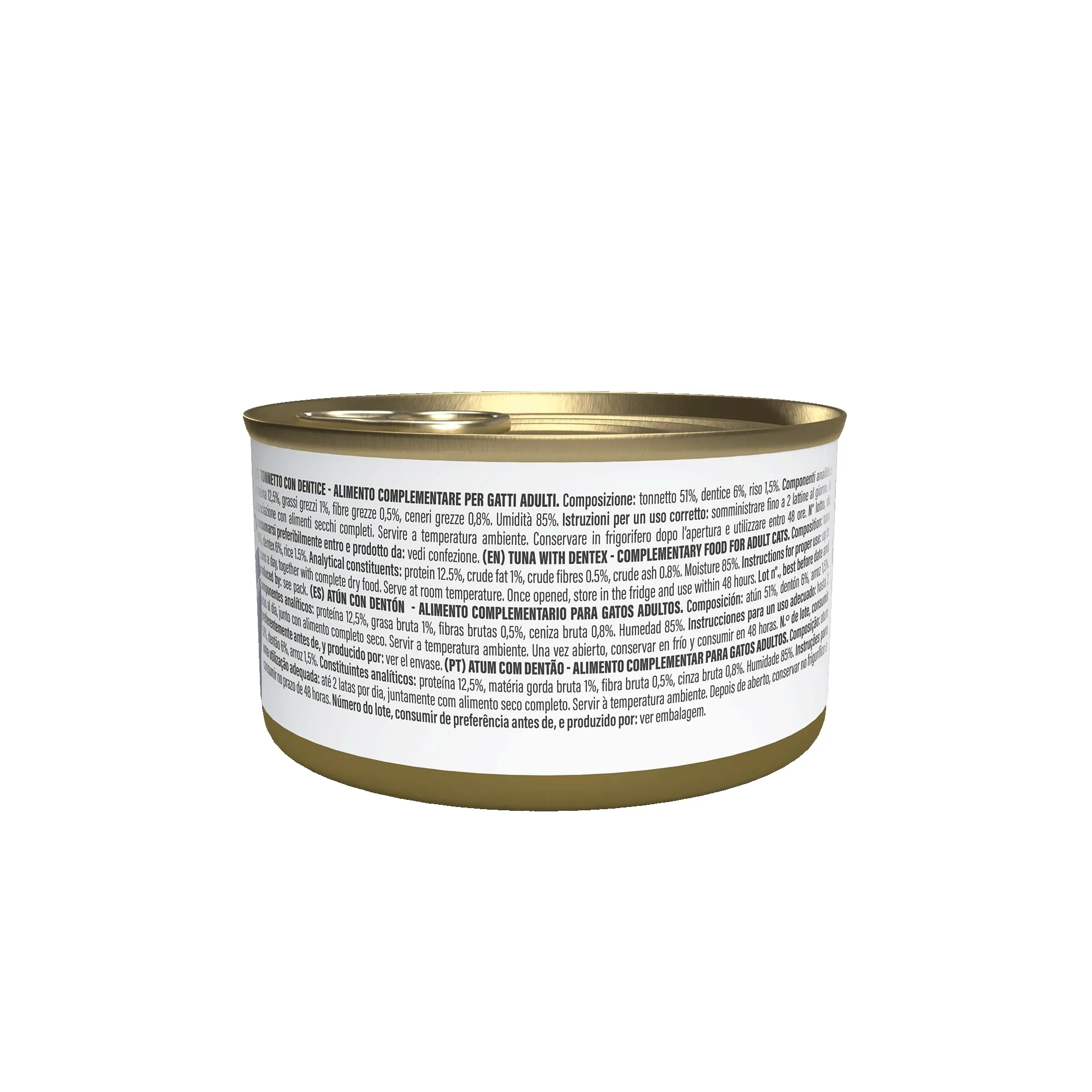 Schesir Filetti di Tonno con Dentice in Gelatina, Cibo Umido Complementare per Gatti, 12 x 70g - immagine 7