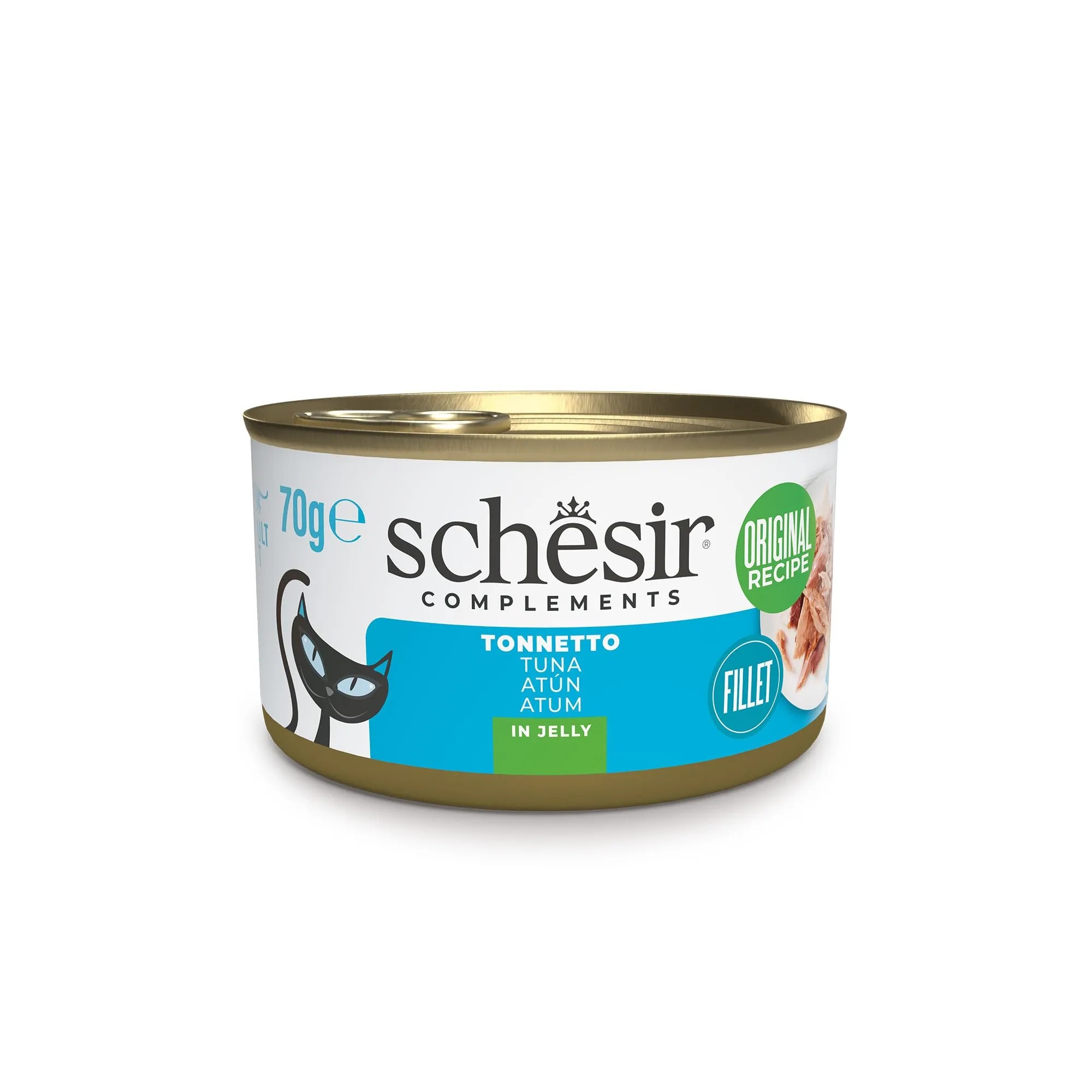 Schesir Filetti di Tonno in Gelatina Ricetta Originale, 12 x 70g - immagine 1