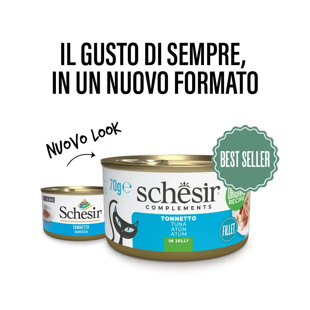 Schesir Filetti di Tonno in Gelatina Ricetta Originale, 12 x 70g - immagine 2