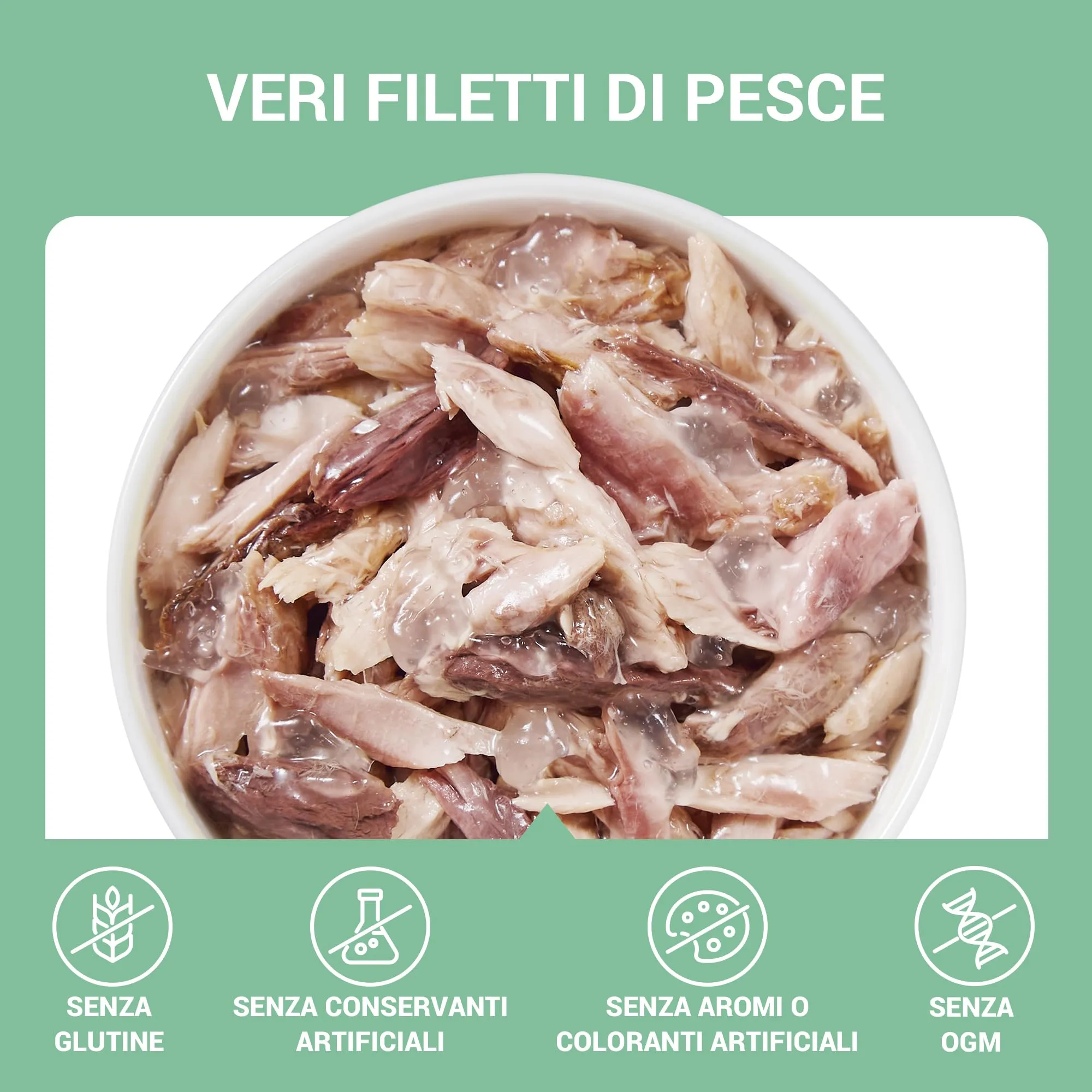 Schesir Filetti di Tonno in Gelatina Ricetta Originale, 12 x 70g - immagine 5