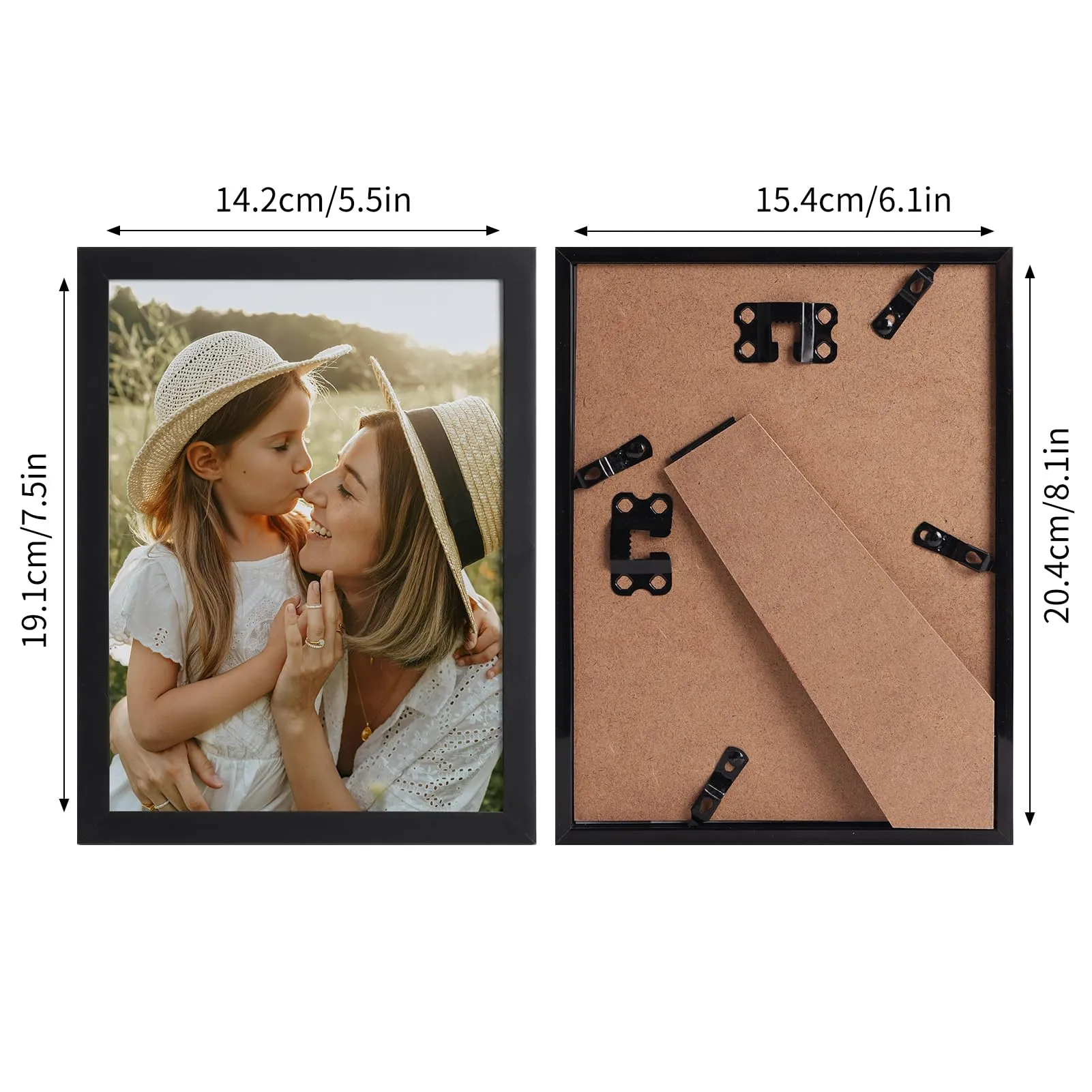 Ditwis Cornice 15x20 Nera per Foto e Immagini - immagine 2