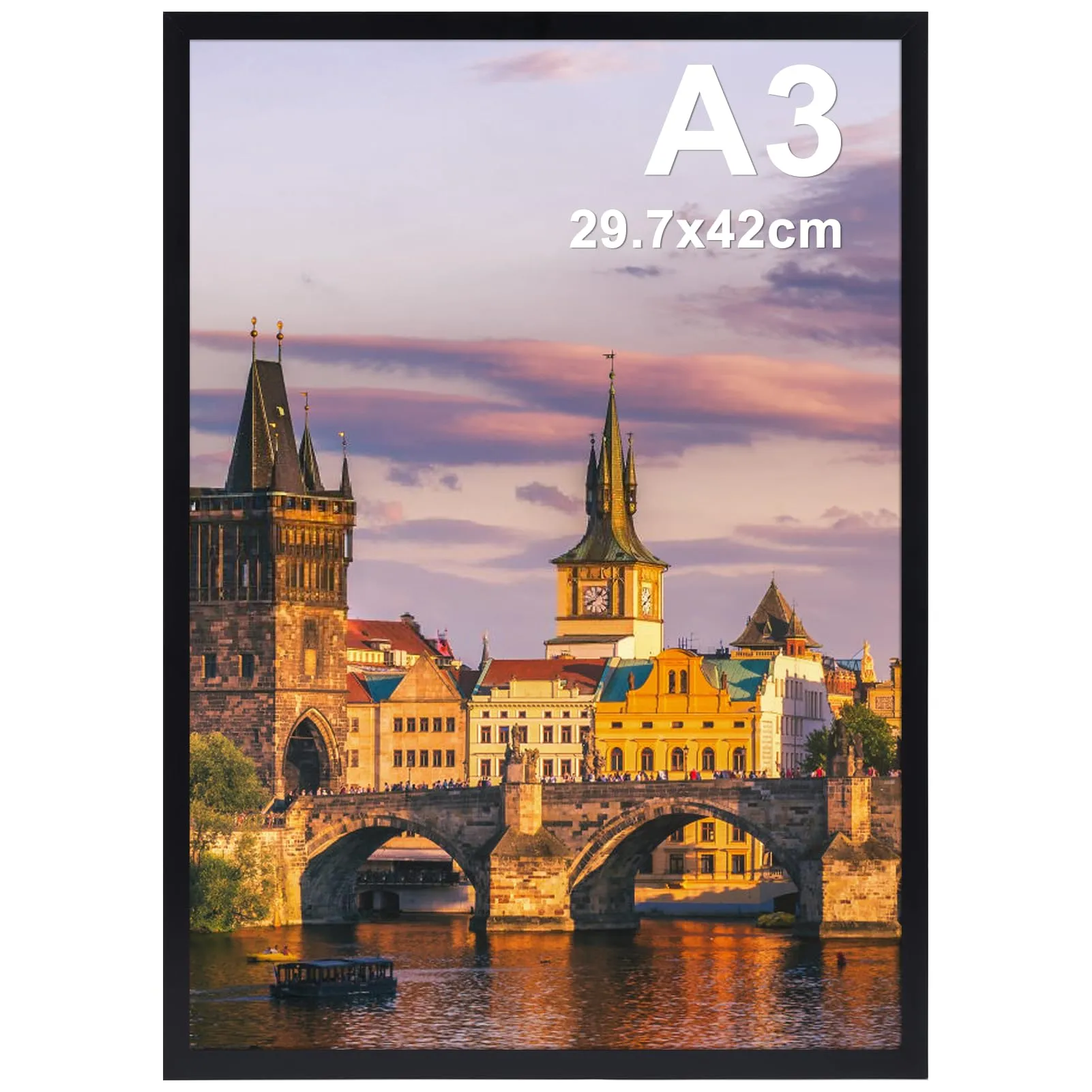 Ditwis Cornice A3 Nera, 29,7x42 cm - immagine 1