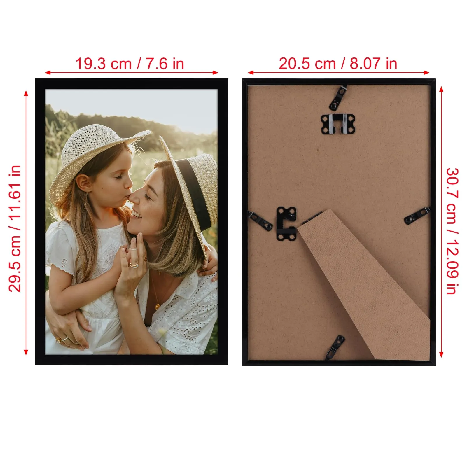 Ditwis Cornice 20x30 Nera per Foto e Immagini - immagine 2