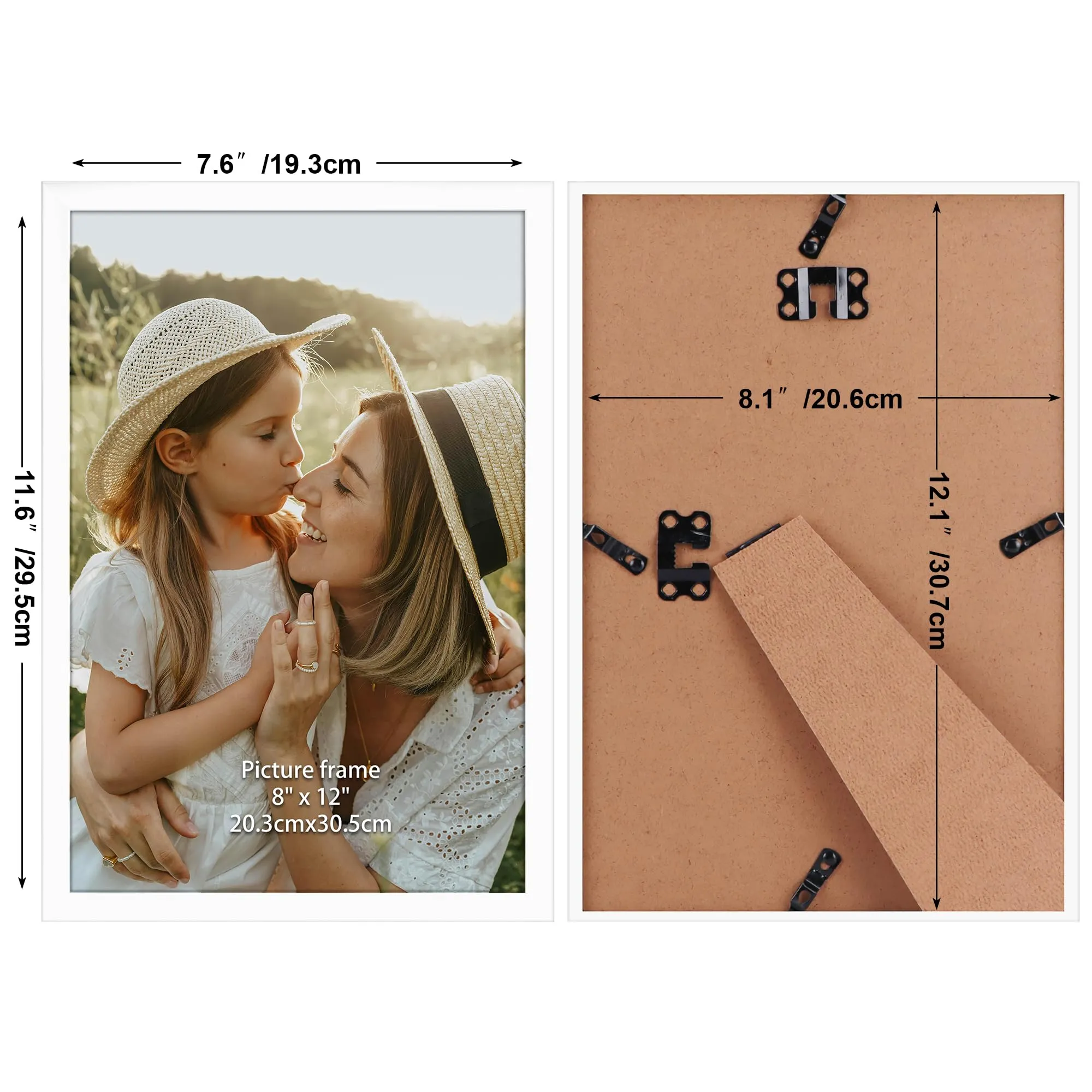 Ditwis Cornice Bianca 20x30 cm per Foto e Immagini - immagine 2