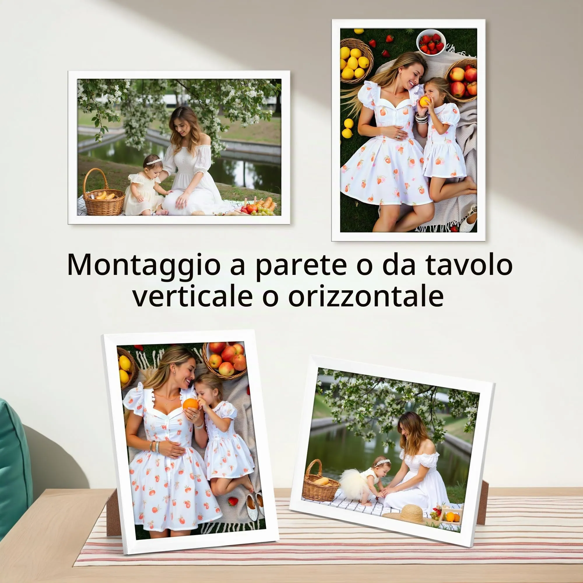 Ditwis Cornice Bianca 20x30 cm per Foto e Immagini - immagine 5