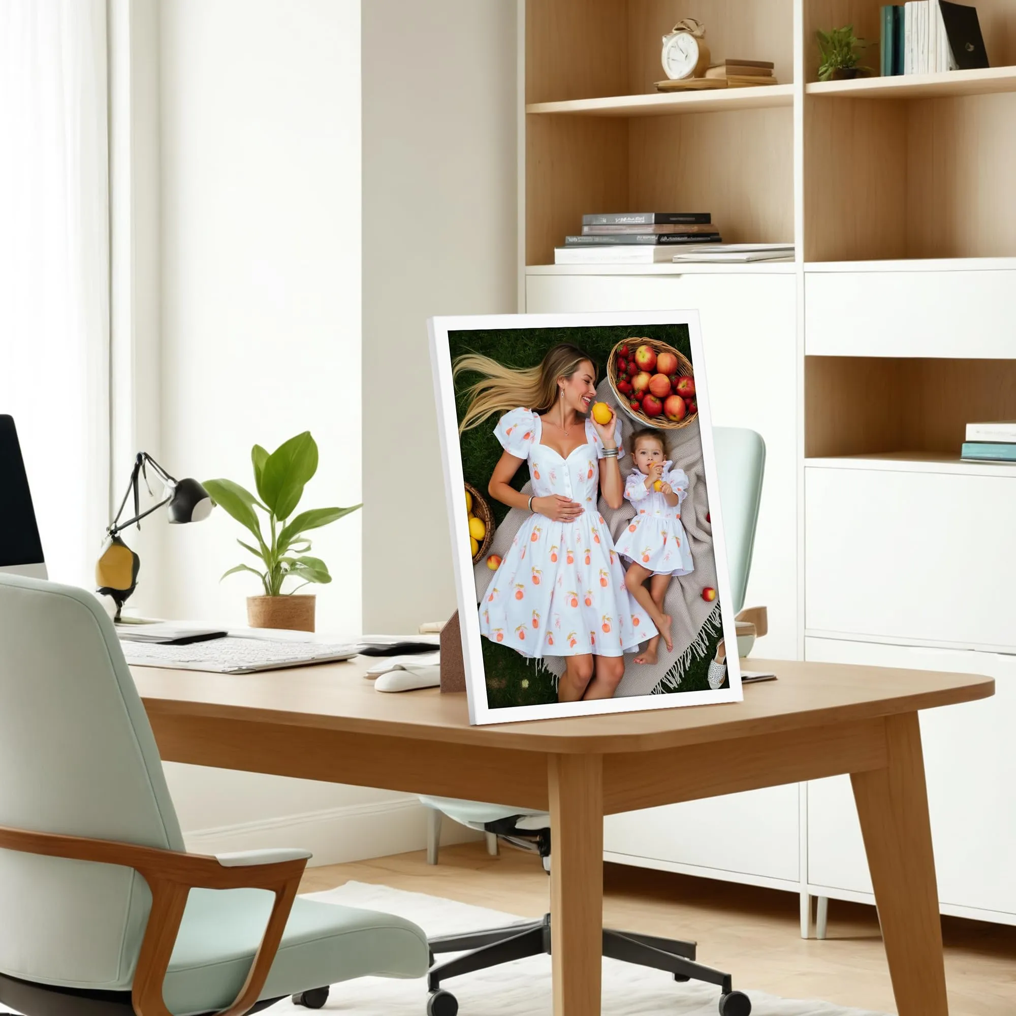 Ditwis Cornice A4 Bianca, 21x29,7 cm per Foto, Certificati e Documenti, da Parete e Tavolo - immagine 4