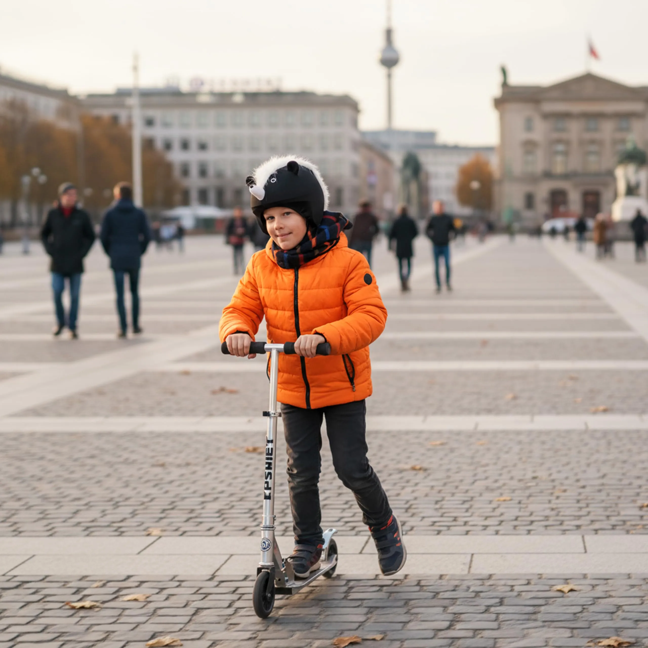 Coolcasc Pupazzo - Copricasco Moto e Sci per Bambini - Taglia Unica - immagine 7