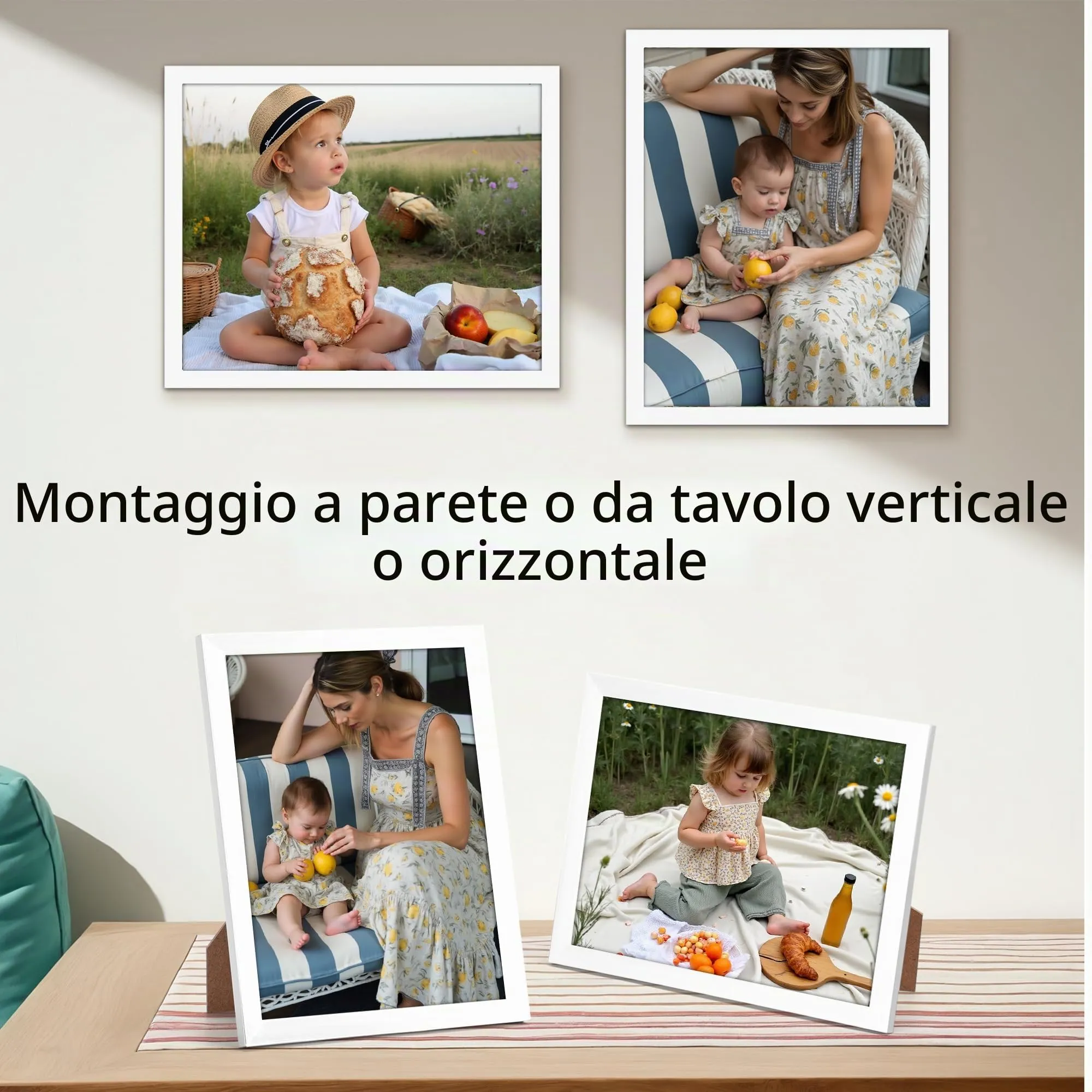 Ditwis Cornice Foto 20x25 cm, Bianca - immagine 5
