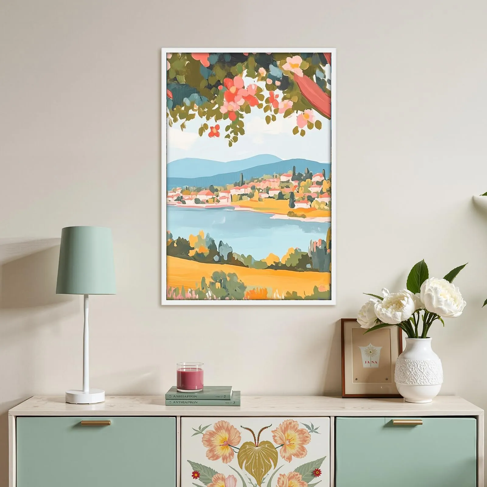 Ditwis Cornice in Alluminio Bianca 40x60 cm per Poster, Foto e Opere d'Arte - immagine 3