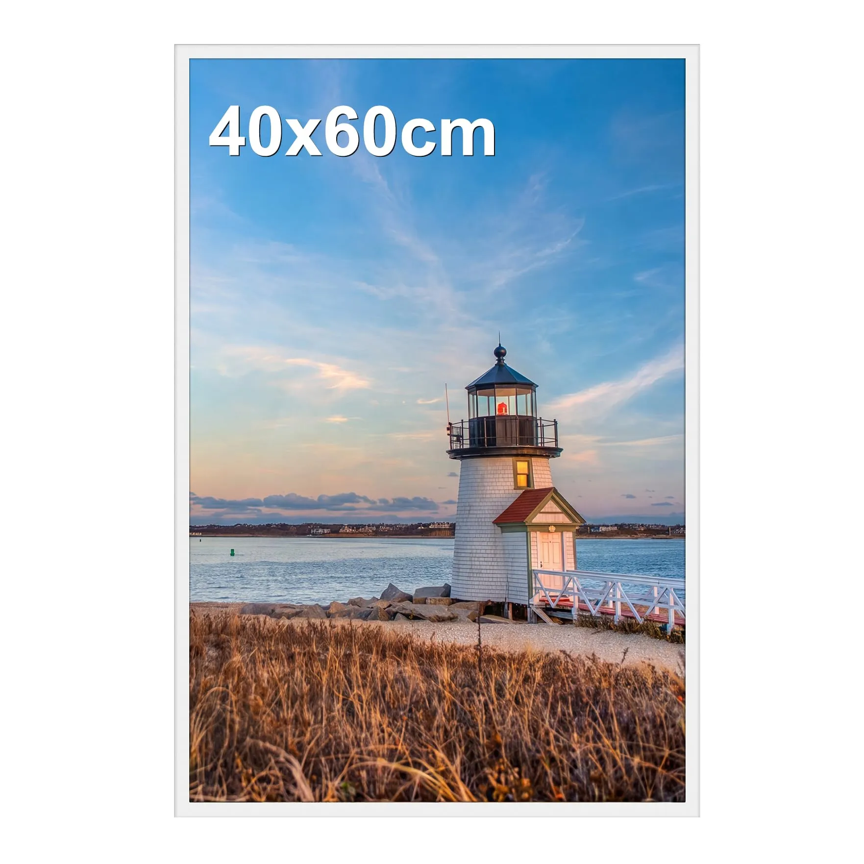 Ditwis Cornice in Alluminio Bianca 40x60 cm per Poster, Foto e Opere d'Arte - immagine 8