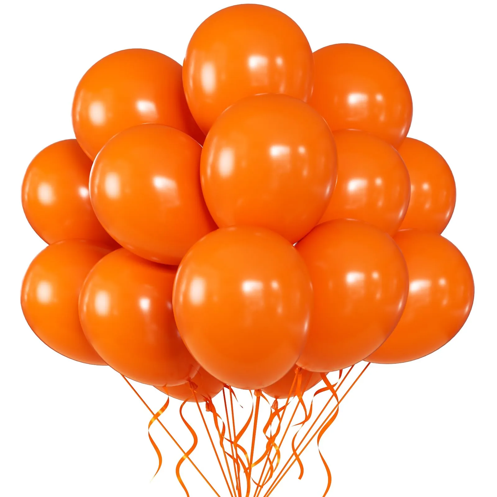 Yehnda Palloncini Arancioni in Lattice, 100 Pezzi, 30 cm - immagine 1