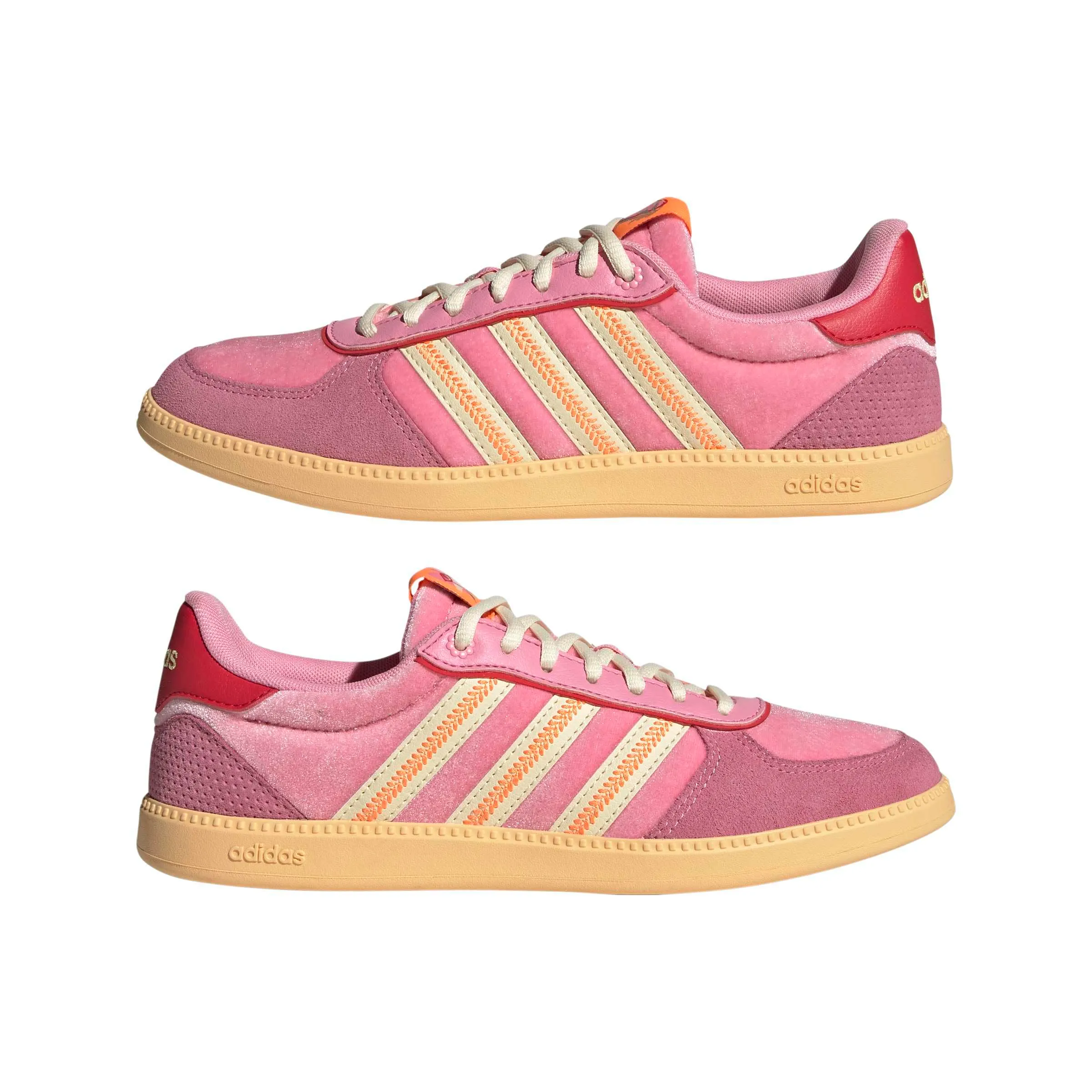 Adidas Breaknet Sleek Shoes, Bliss Pink/Warm Vanilla/Pure Ruby, 36 EU - immagine 6