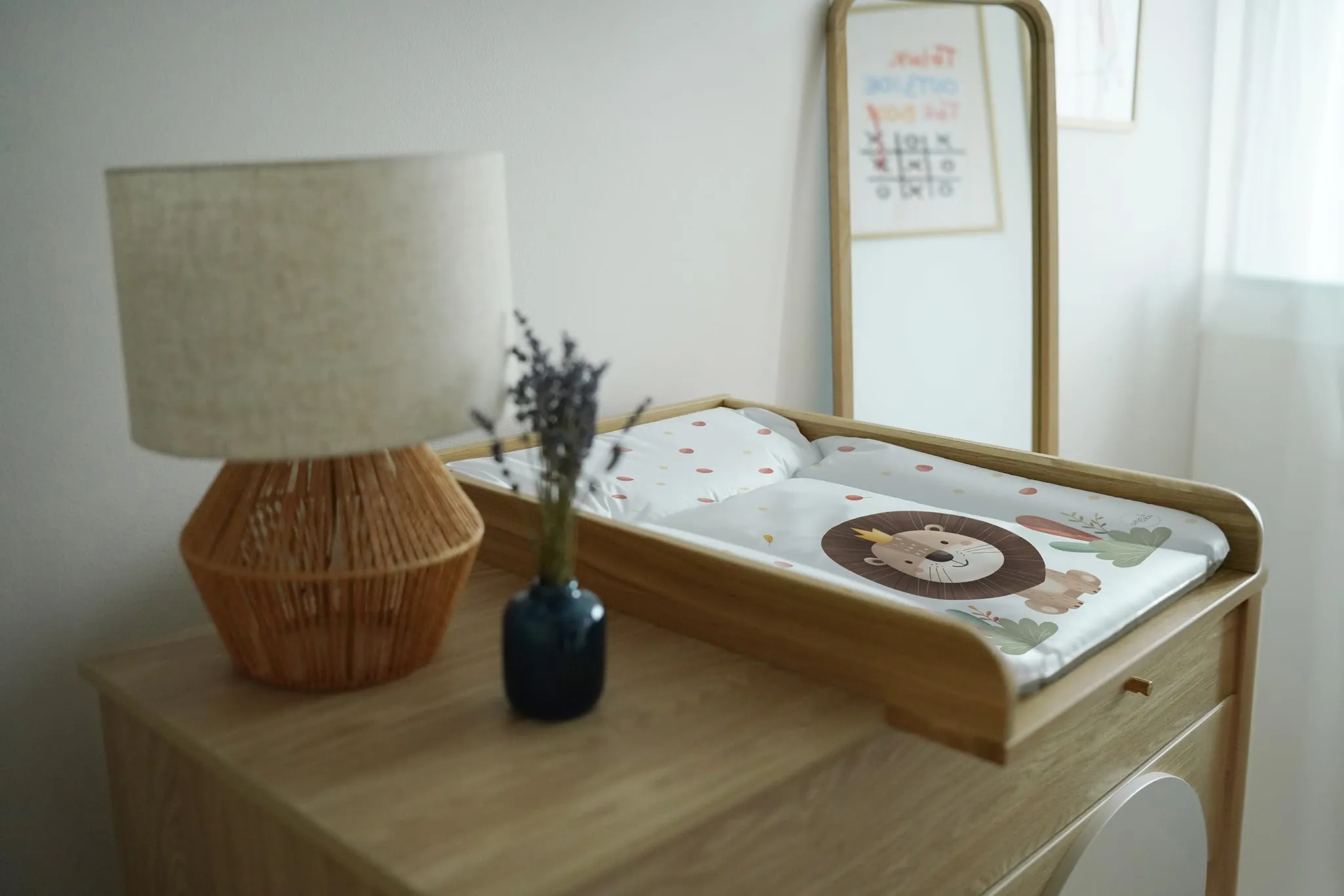 Ceba Baby Fasciatoio Materassino Lavabile e Impermeabile, Certificato Öko-Tex, 70x50 cm - Leone, il re - immagine 7