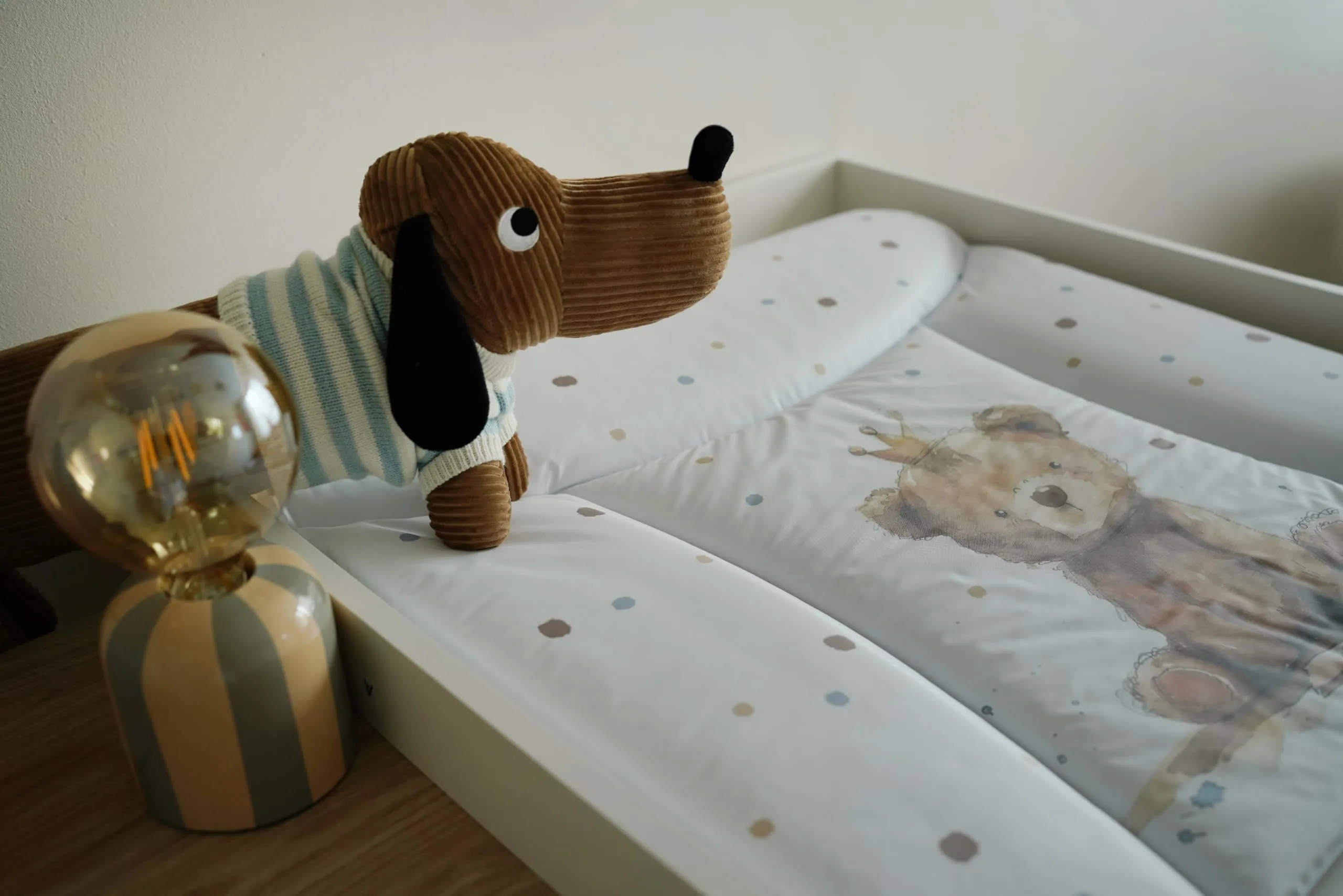 Ceba Baby Fasciatoio Materassino Lavabile e Impermeabile, Certificato Öko-Tex, 70x50 cm, Principe orso - immagine 7