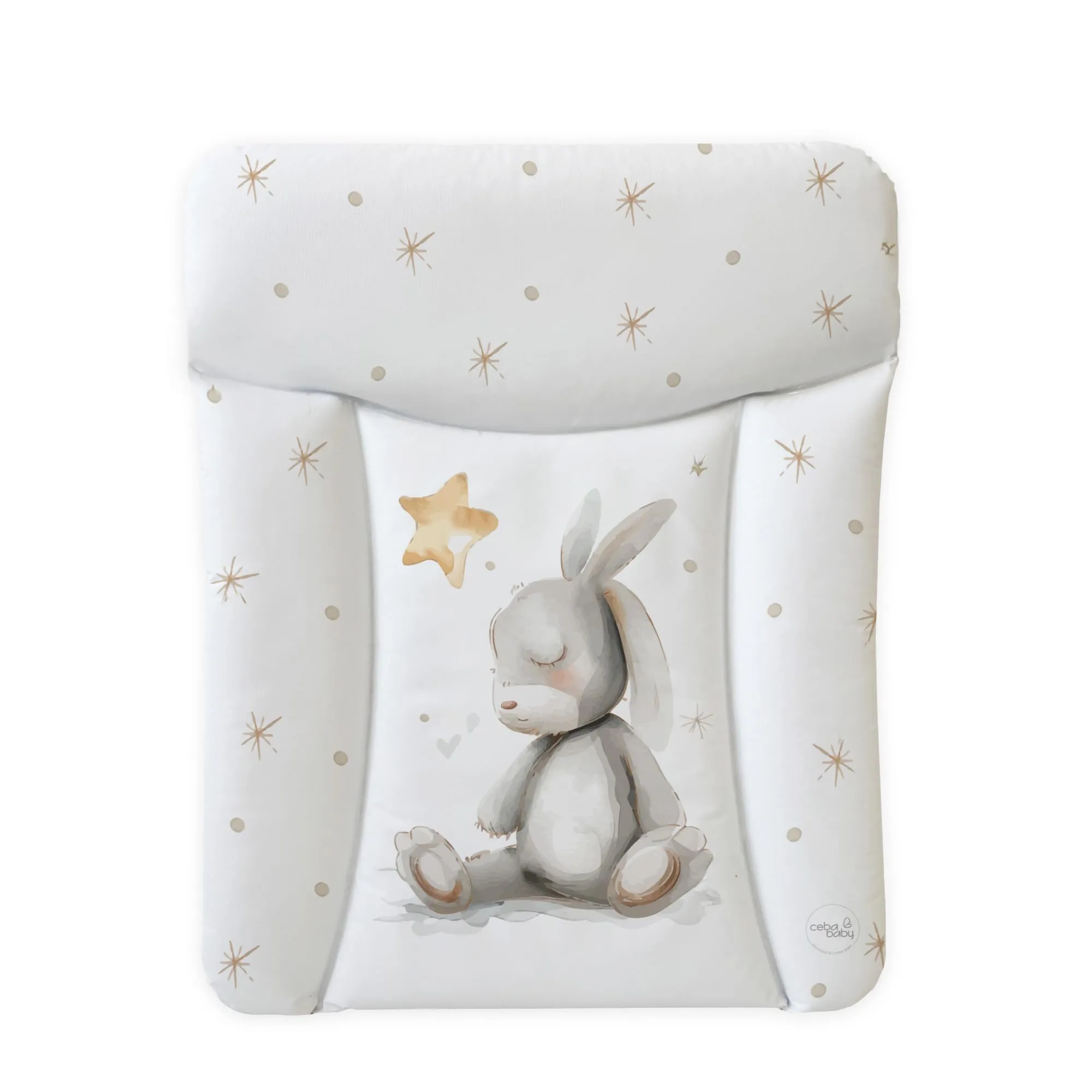 Ceba Baby Fasciatoio Materassino Lavabile e Impermeabile, Certificato Öko-Tex, 70x50 cm, Coniglio Dormiglione - immagine 1