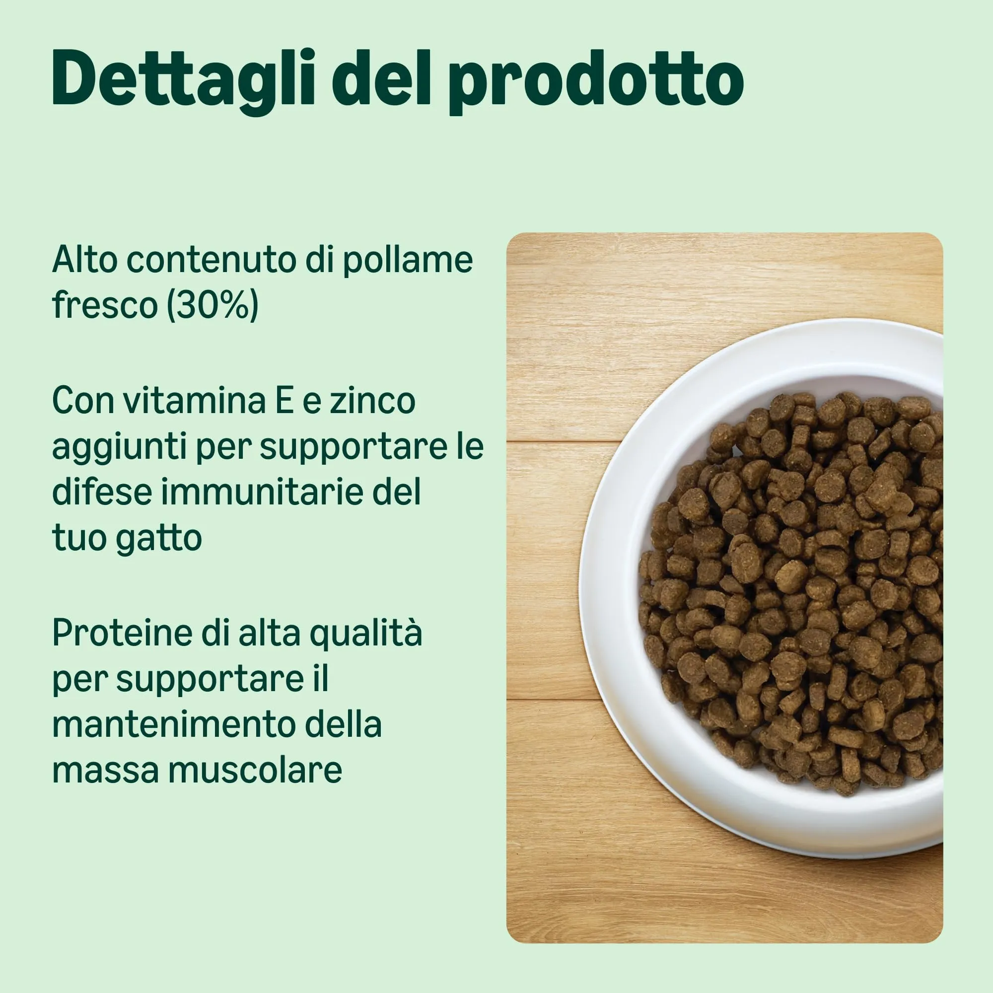 by Amazon Cibo Completo per Gatti Senior Senza Cereali con Pollo Fresco 3kg - immagine 2