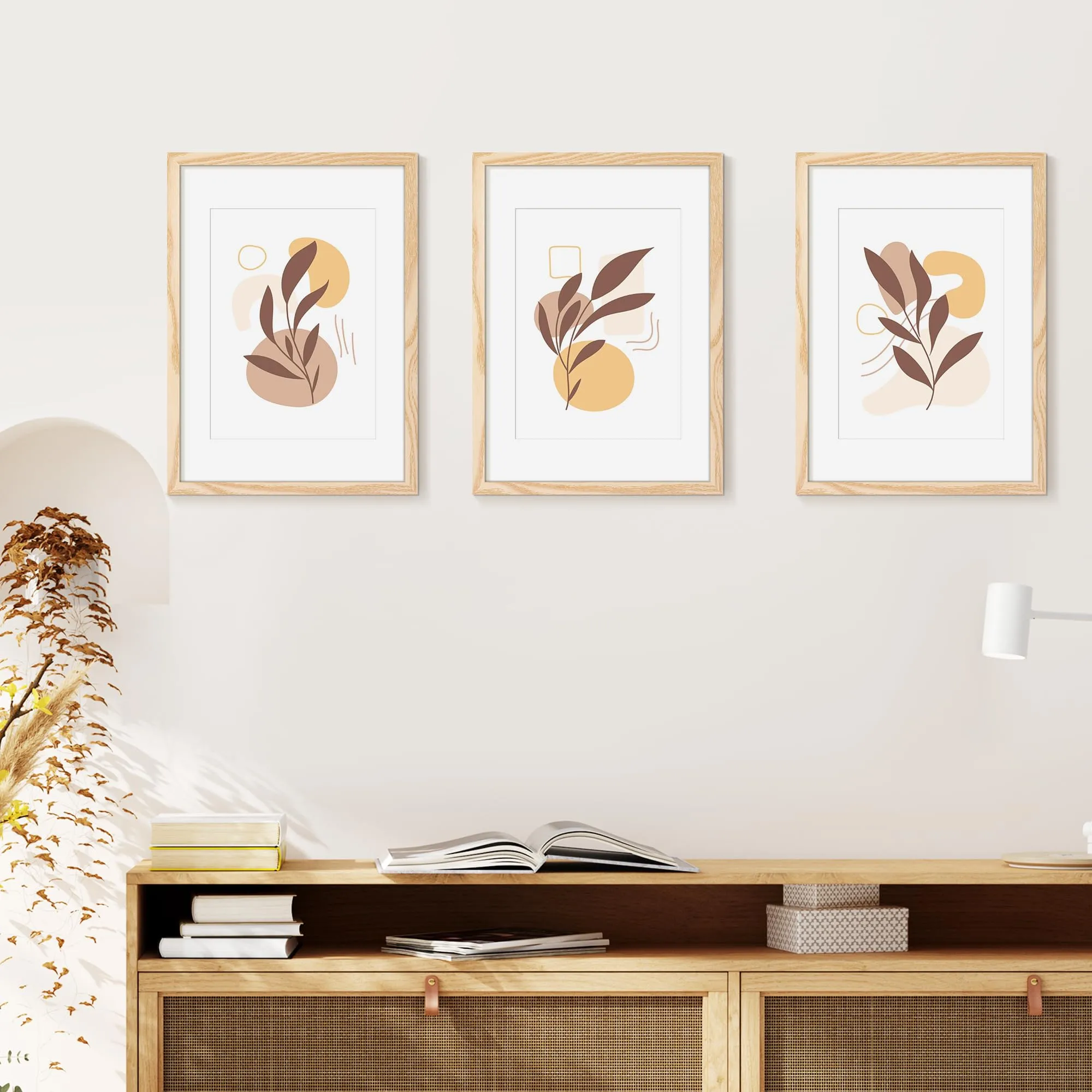 upsimples Cornici Portafoto A3 Legno, Confezione da 3 - immagine 5