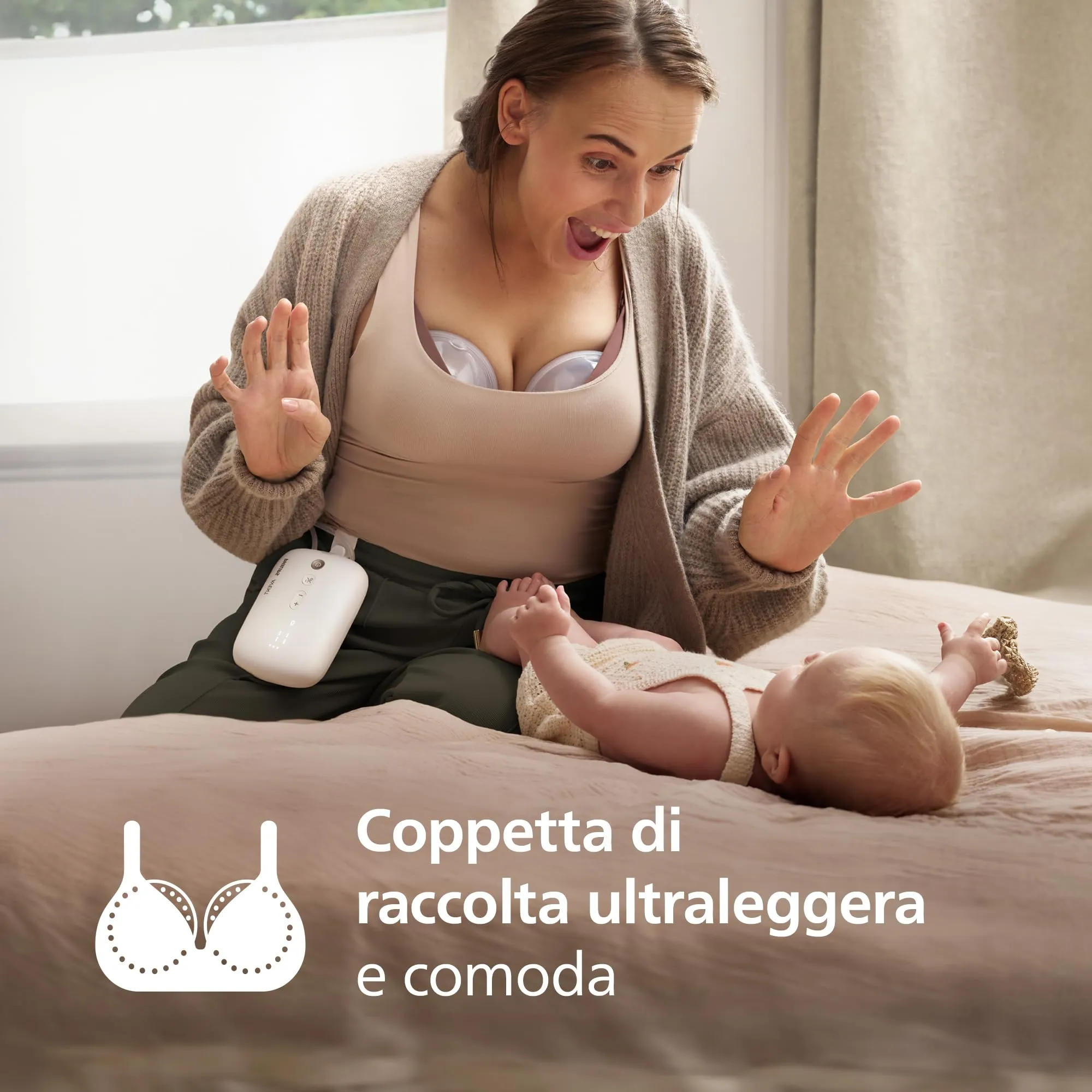 Philips Avent Hands-free Double Collection Cups, SCF439/01 - immagine 6