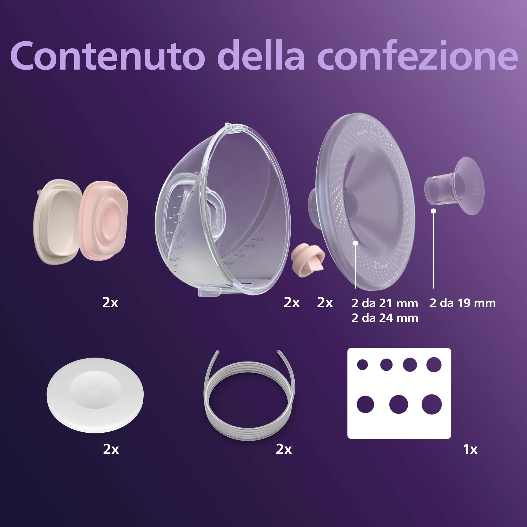Philips Avent Hands-free Double Collection Cups, SCF439/01 - immagine 9
