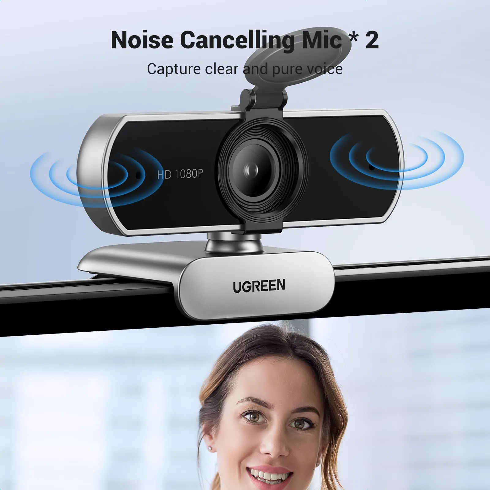 UGREEN Full HD 1080P 30FPS USB-A Webcam - immagine 4