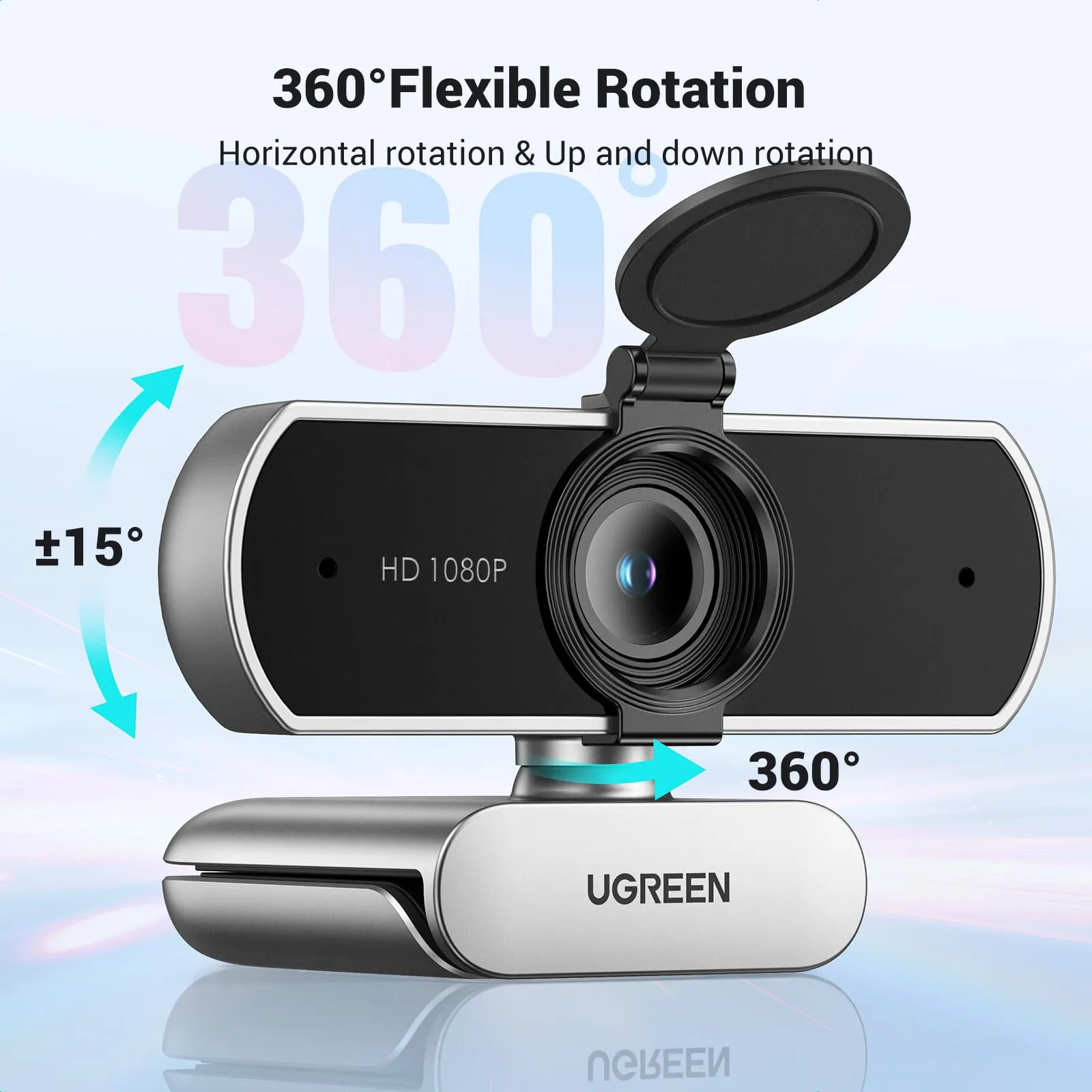 UGREEN Full HD 1080P 30FPS USB-A Webcam - immagine 5