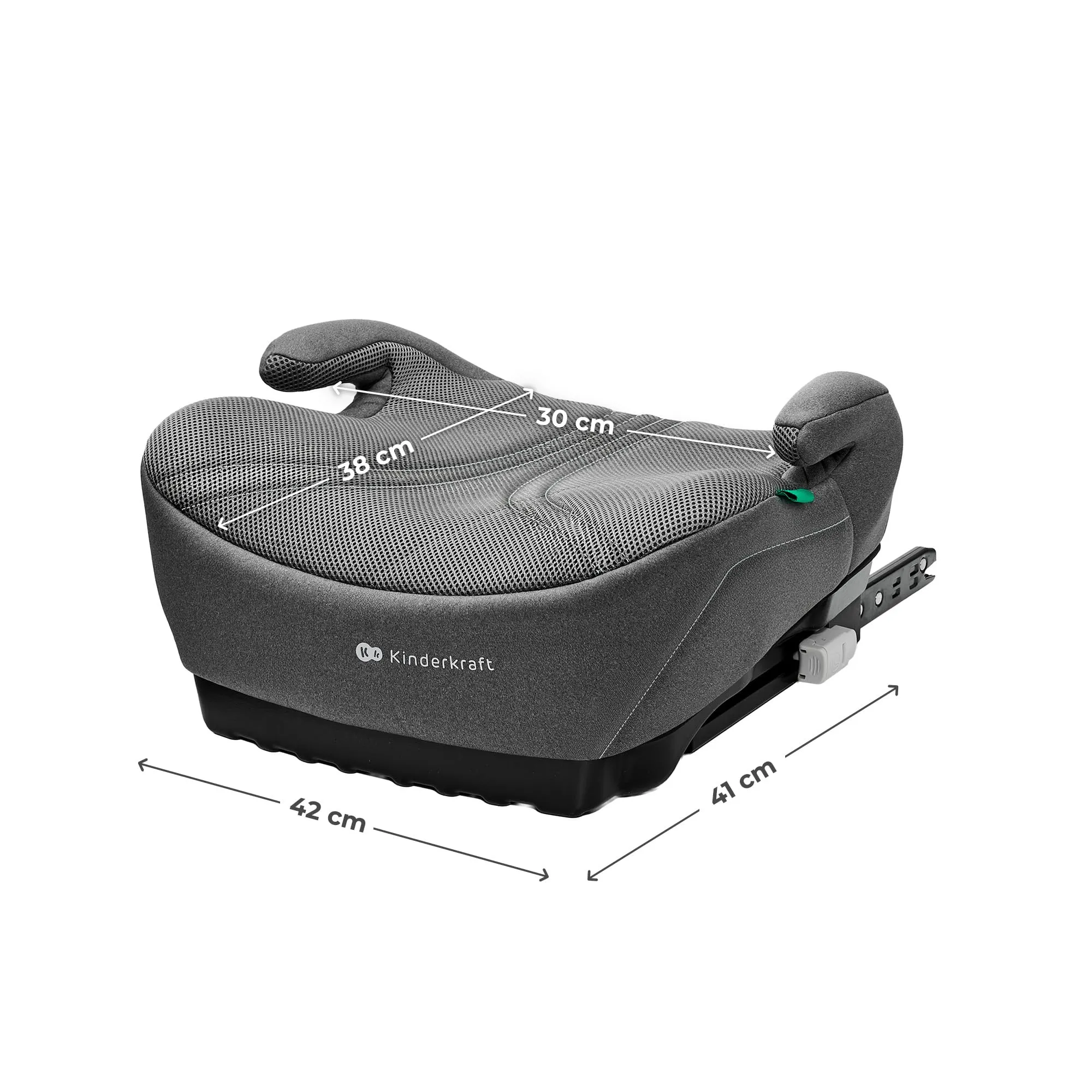 Kinderkraft I-BOOST 2 PRO Seggiolino Auto ISOFIX 125-150 cm, 6-12 anni, Grigio - immagine 5