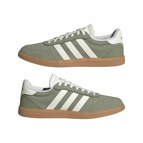 adidas Breaknet Sleek Shoes, Tent Green/Core White/Gum 3, 37 1/3 EU - immagine 10