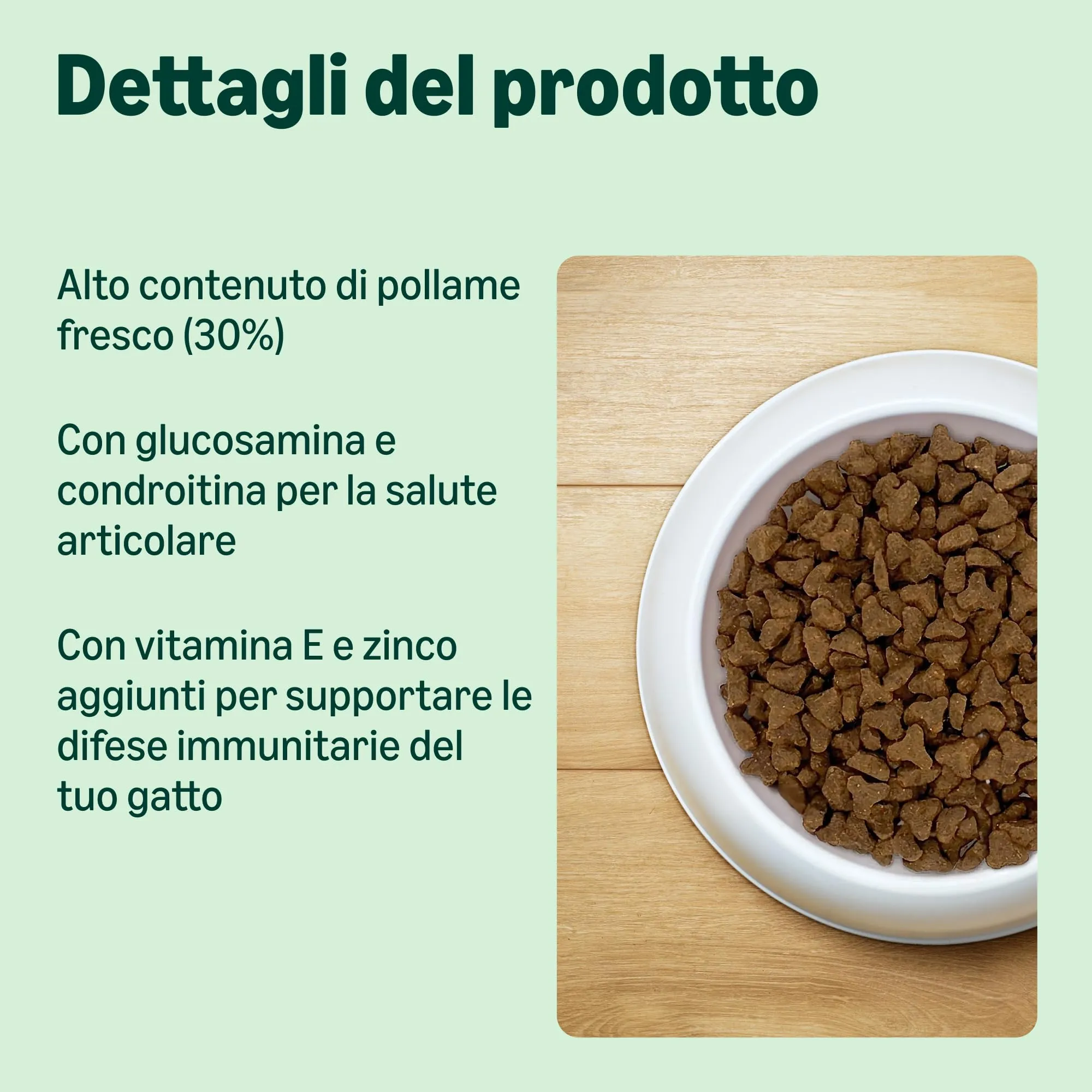 by Amazon Grainfree Recipe Cibo secco per gatti adulti con pollo fresco, 3 kg - immagine 2