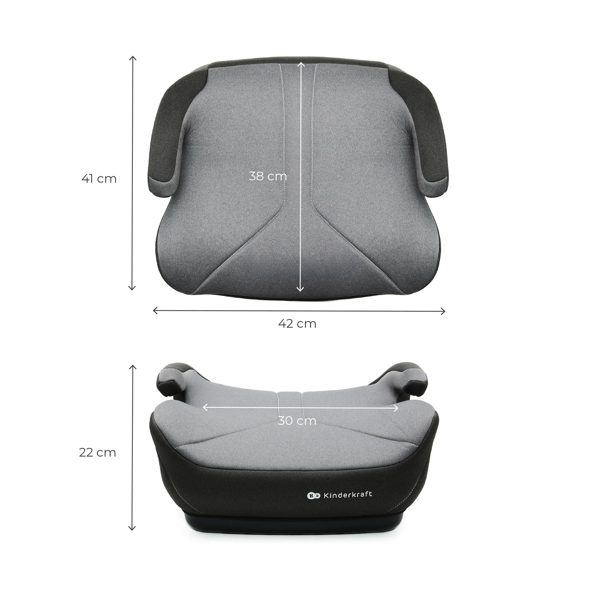 Kinderkraft I-BOOST 2 I-SIZE Seggiolino Auto 125-150 cm, Grigio - immagine 5