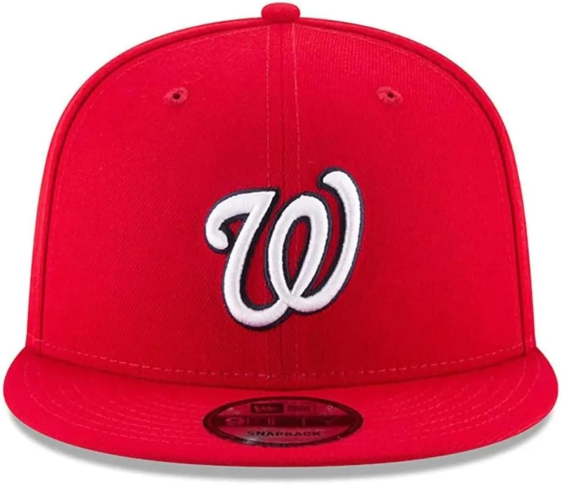 New Era Cappellino MLB Basic per Bambino 9FIFTY Washington Nationals, Taglia Unica - immagine 2