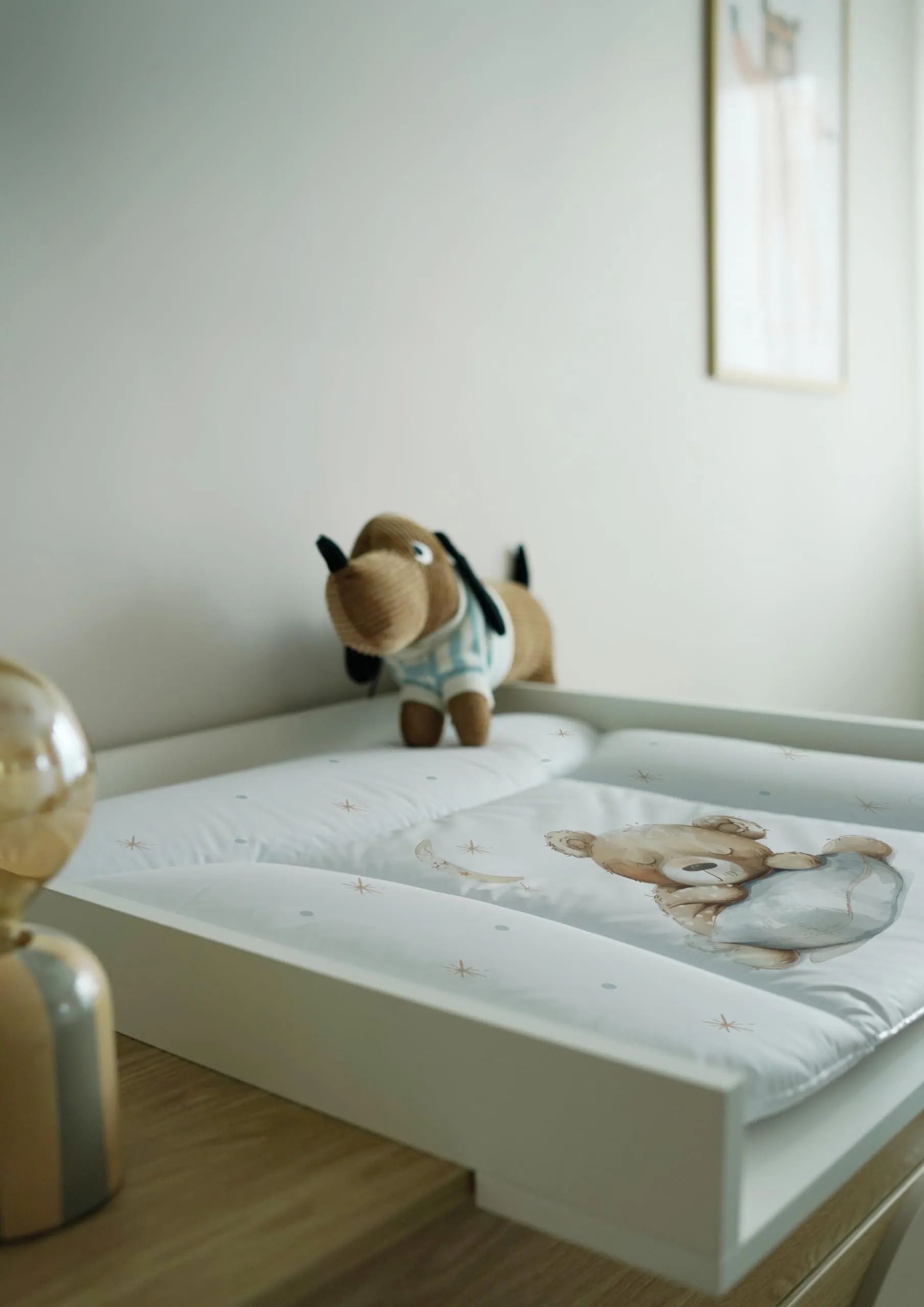 Ceba Baby Fasciatoio Materassino Lavabile e Impermeabile, Öko-Tex, 70x50 cm - Orso assonnato - immagine 9
