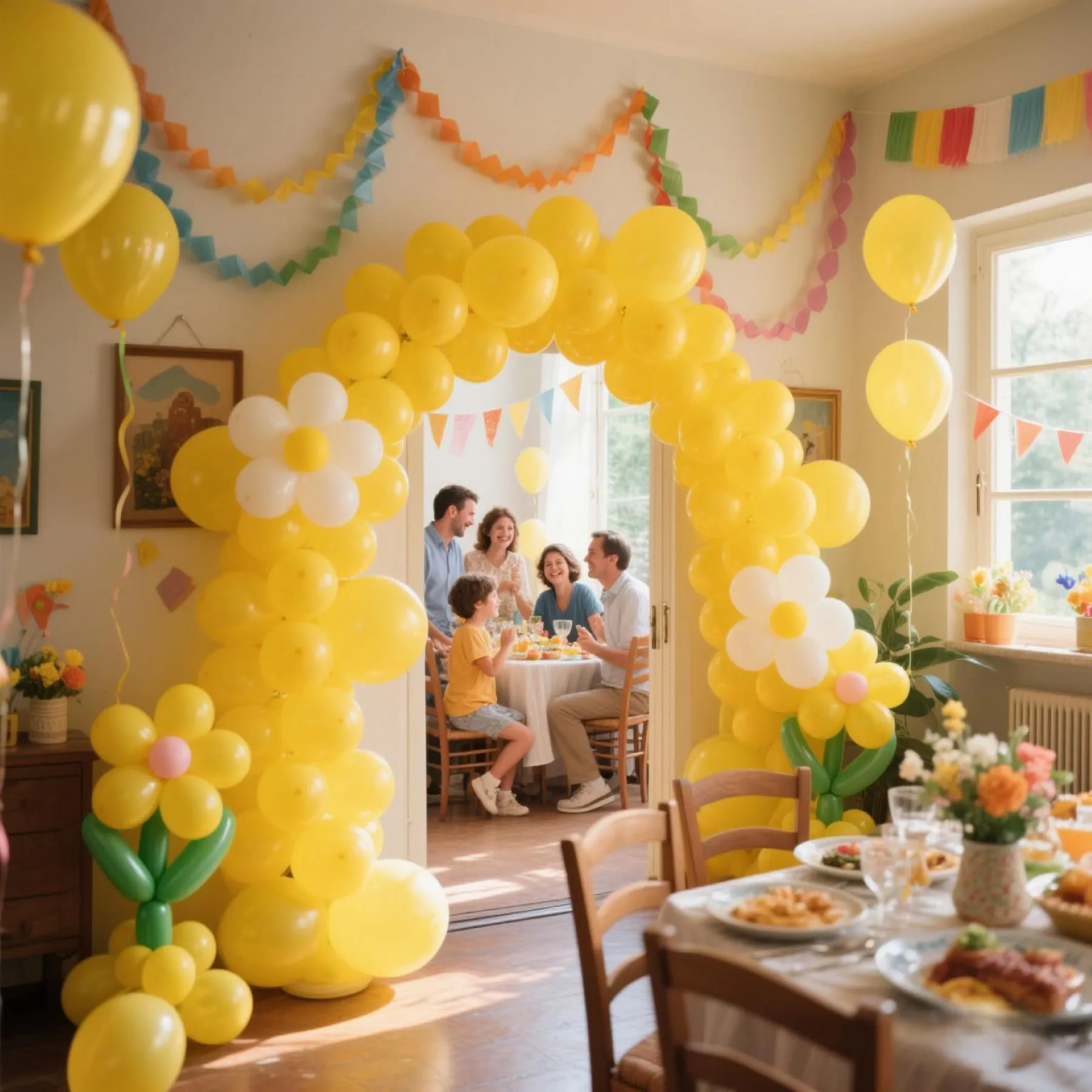 Yehnda Palloncini in Lattice Gialli, 100 Pezzi, 30 cm - immagine 3