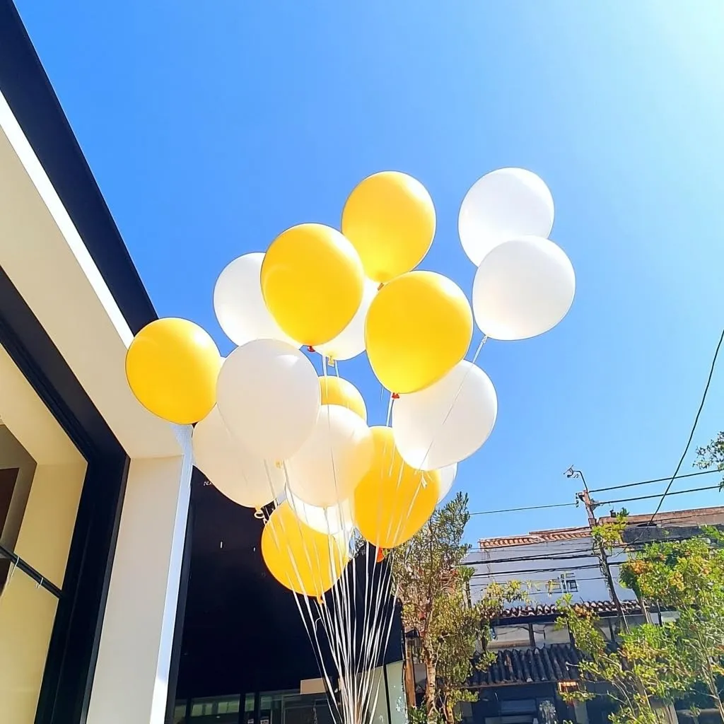 Yehnda Palloncini in Lattice Gialli, 100 Pezzi, 30 cm - immagine 5